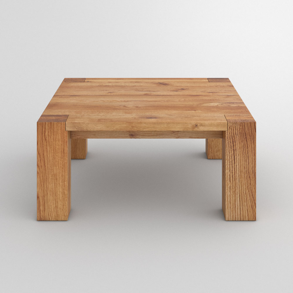 Solid Wood Coffee Table Taurus 4 B14x14 Vitamin Design Solid Wood Coffee Table Taurus 4 B14x14 Custom Made In Knotty Oak Oiled By