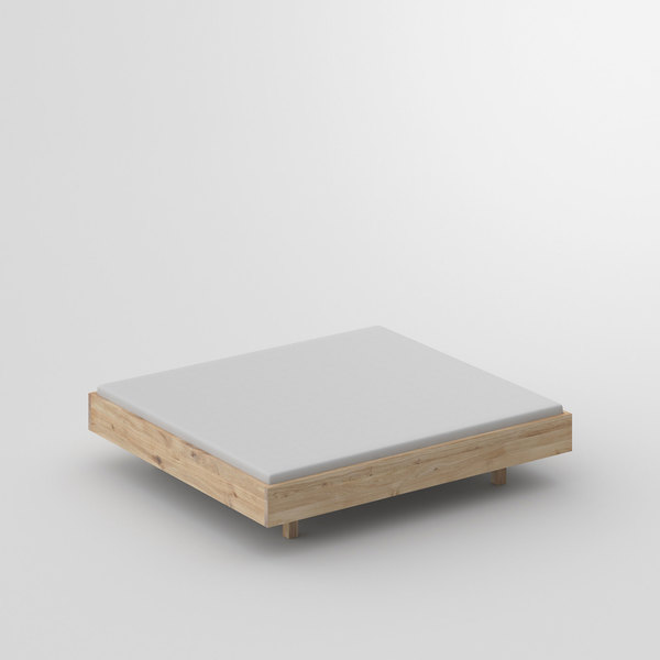 Massives Holzbett QUADRA FRAME cam1 Maßgefertigt aus Massivholz von vitamin design