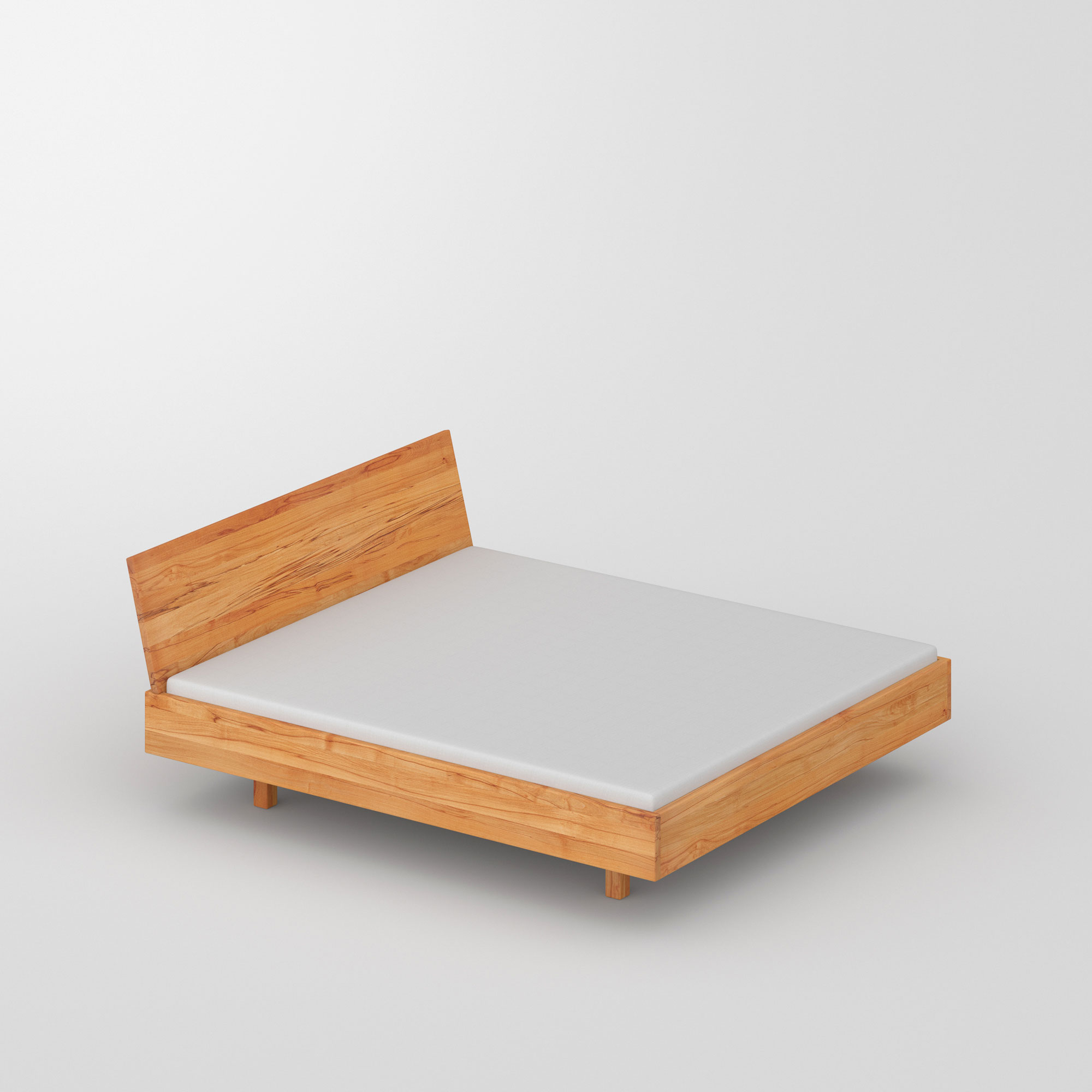 Abgerundete Ecken Massivholzbett QUADRA SOFT cam1 Maßgefertigt aus Massivholz von vitamin design