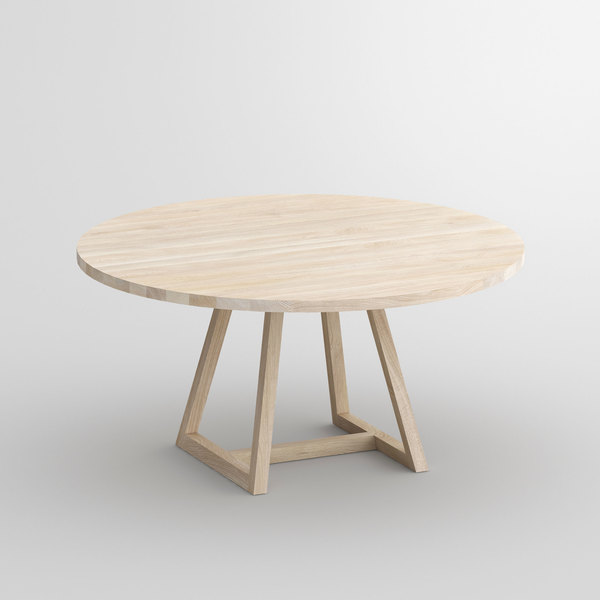 Runder Tisch MARGO ROUND cam1 Maßgefertigt aus Massivholz von vitamin design