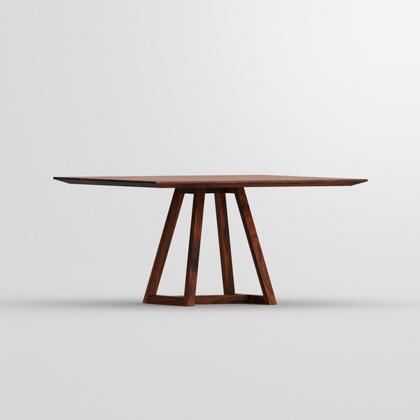 Quadratischer Tisch MARGO SQUARE cam2 Maßgefertigt aus Massivholz von vitamin design