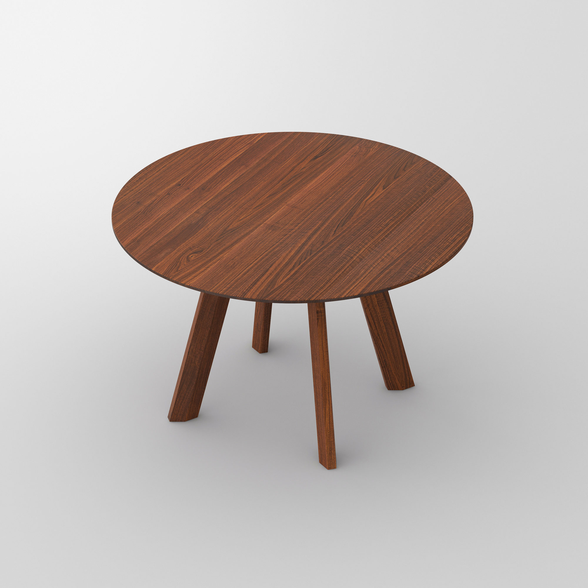 Designer Esstisch Rund RHOMBI ROUND cam3 Maßgefertigt aus Massivholz von vitamin design
