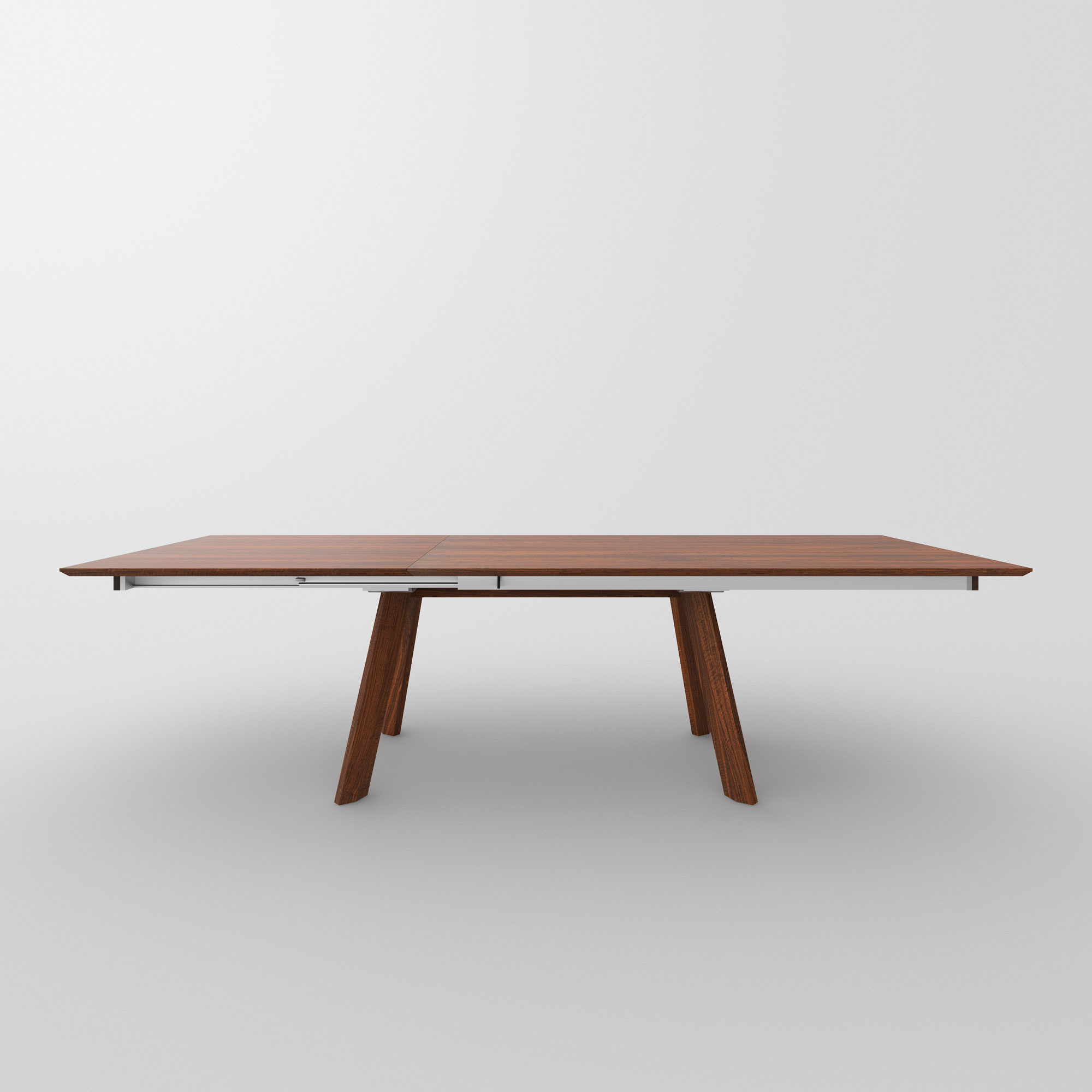 Ausziehbarer Designer Tisch RHOMBI BUTTERFLY cam2 Maßgefertigt aus Massivholz von vitamin design