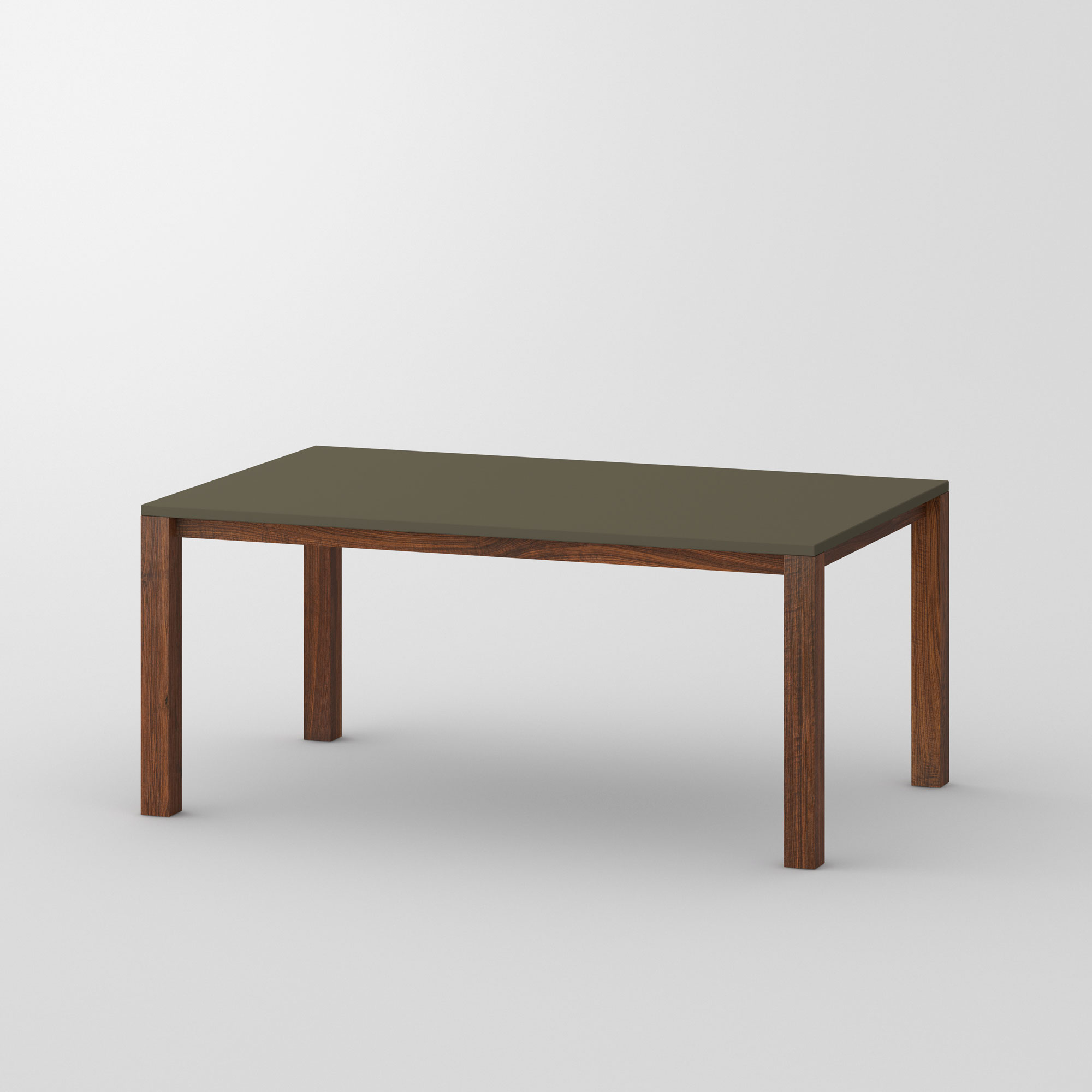 Variabler Linoleum Esstisch VARIUS BASIC LINO cam1 Maßgefertigt aus Massivholz von vitamin design