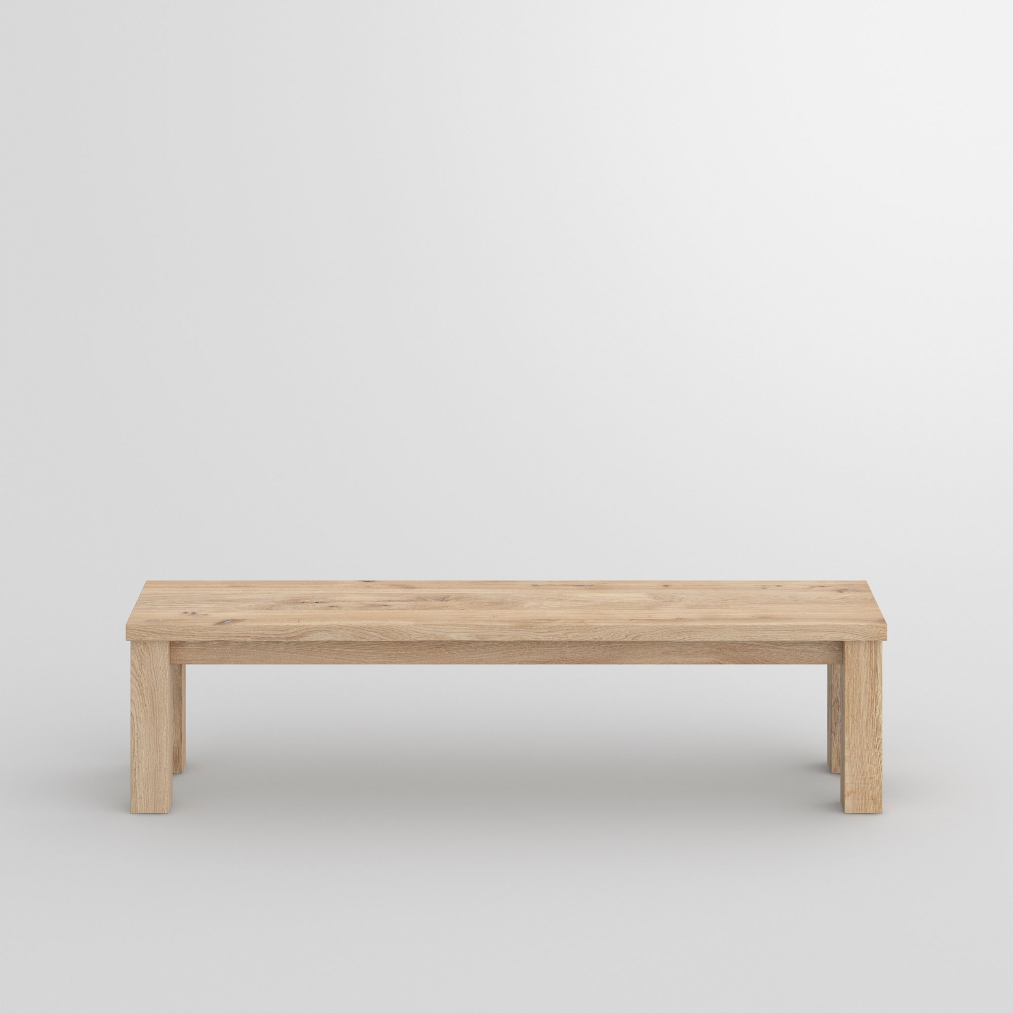 Holzbank nach Maß FORTE 4 cam2 Maßgefertigt aus Massivholz von vitamin design