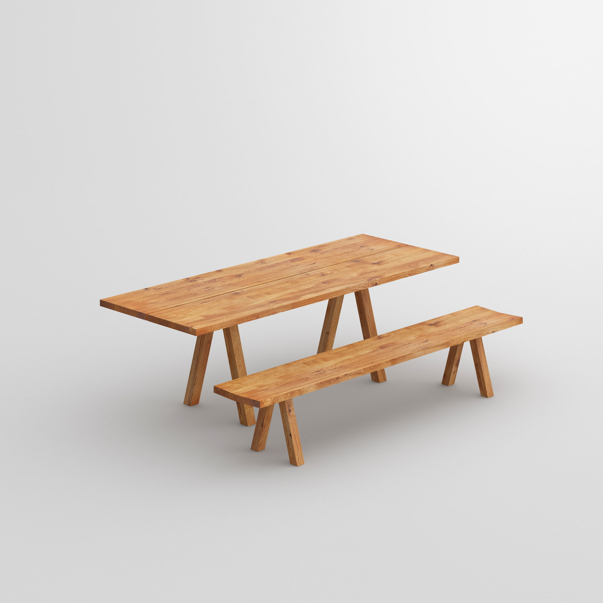 Holz Design Bank PAPILIO BASIC cam1 Maßgefertigt aus Massivholz von vitamin design