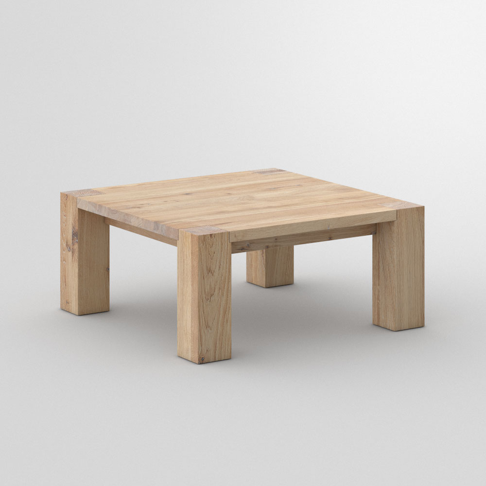 Solid Wood Coffee Table Taurus 4 B14x14 Vitamin Design Solid Wood Coffee Table Taurus 4 B14x14 Custom Made In Knotty Oak Chalked By