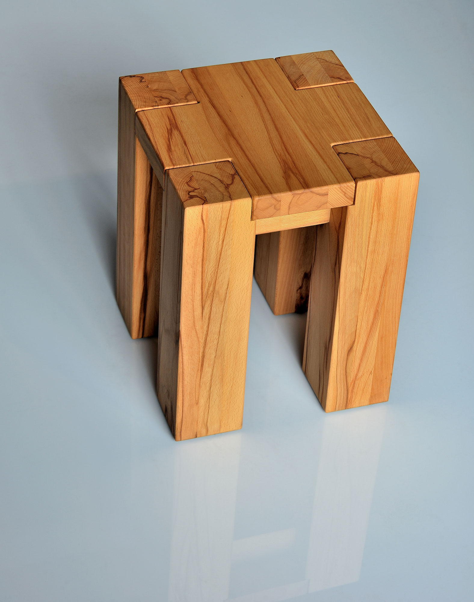 Massivholz Hocker TAURUS 4 B11X11