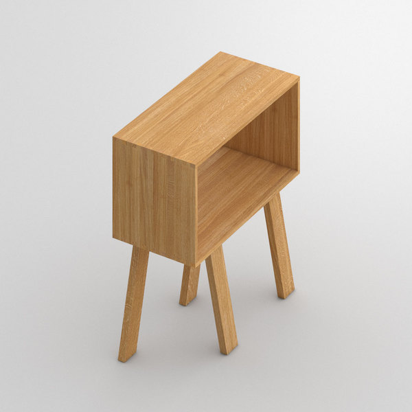 Designer Regal Massivholz GO cam1 Maßgefertigt aus Eiche massiv, geölt von vitamin design