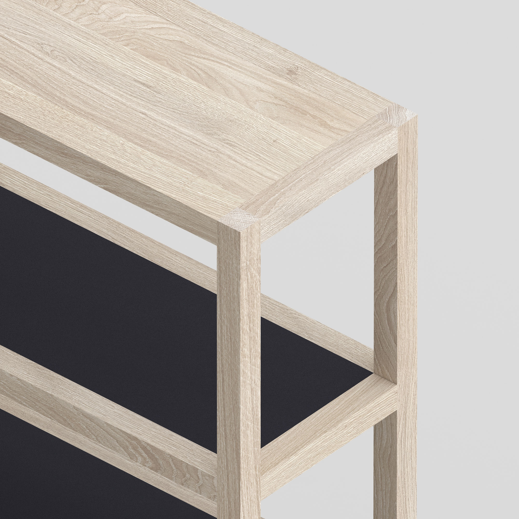 Linoleum Holz Regal SENA cam4 Maßgefertigt aus Massivholz von vitamin design