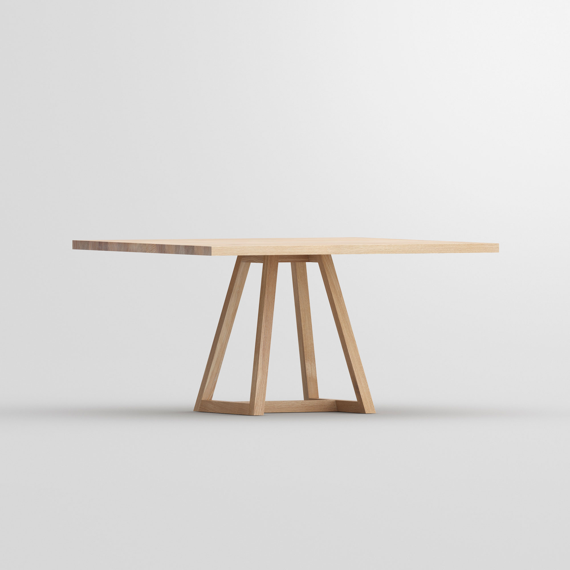 Quadratischer Tisch MARGO SQUARE cam2 Maßgefertigt aus Massivholz von vitamin design