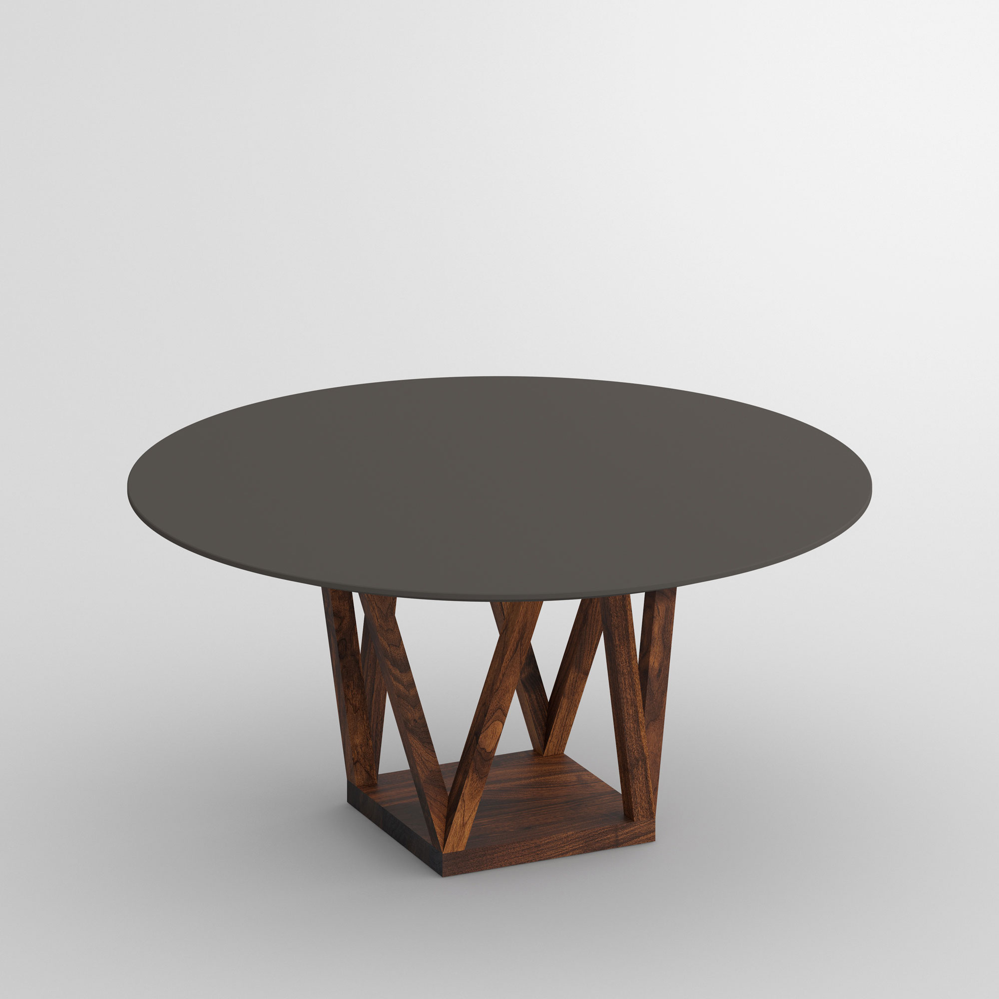 Linoleum Design Tisch CREO LINO cam1 Maßgefertigt aus Massivholz von vitamin design