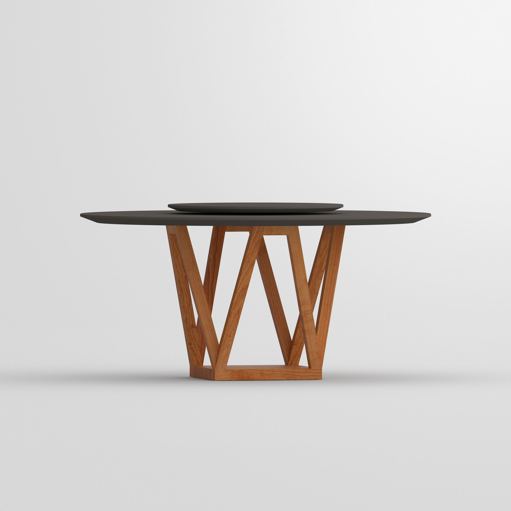 Linoleum Design Tisch CREO LINO cam2 Maßgefertigt aus Massivholz von vitamin design