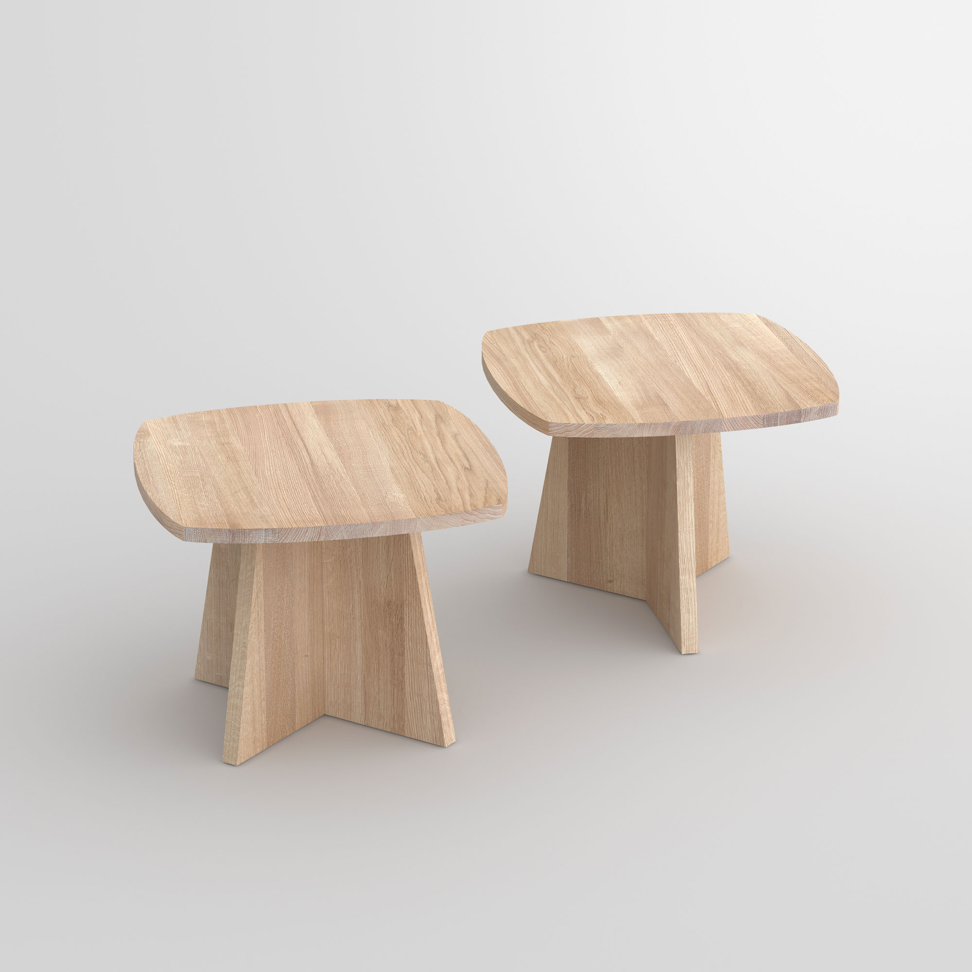  Couchtisch LOTUS X cam1 Maßgefertigt aus Massivholz von vitamin design