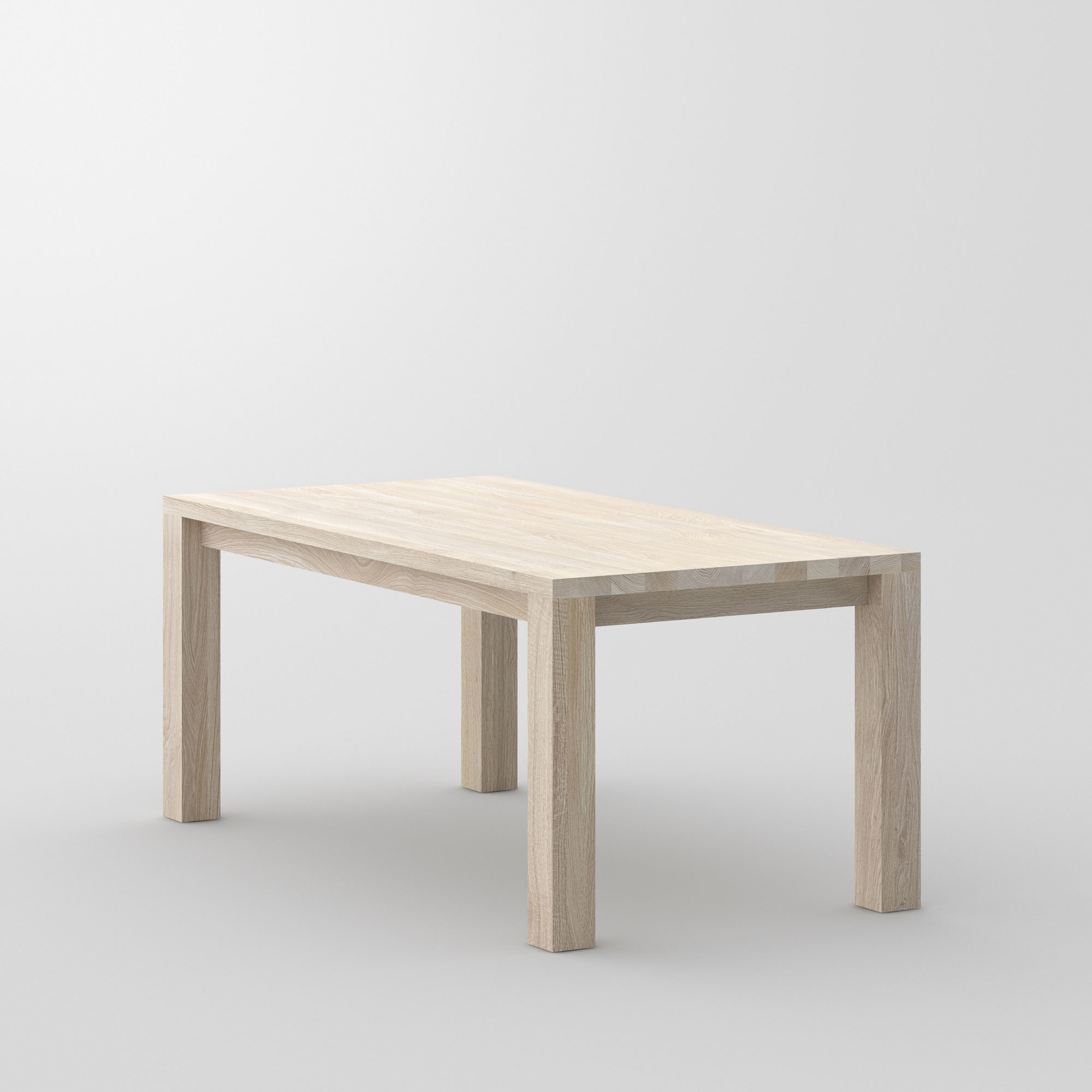 Esszimmertisch Massivholz CUBUS 4 B10X10 cam3 Maßgefertigt aus Massivholz von vitamin design
