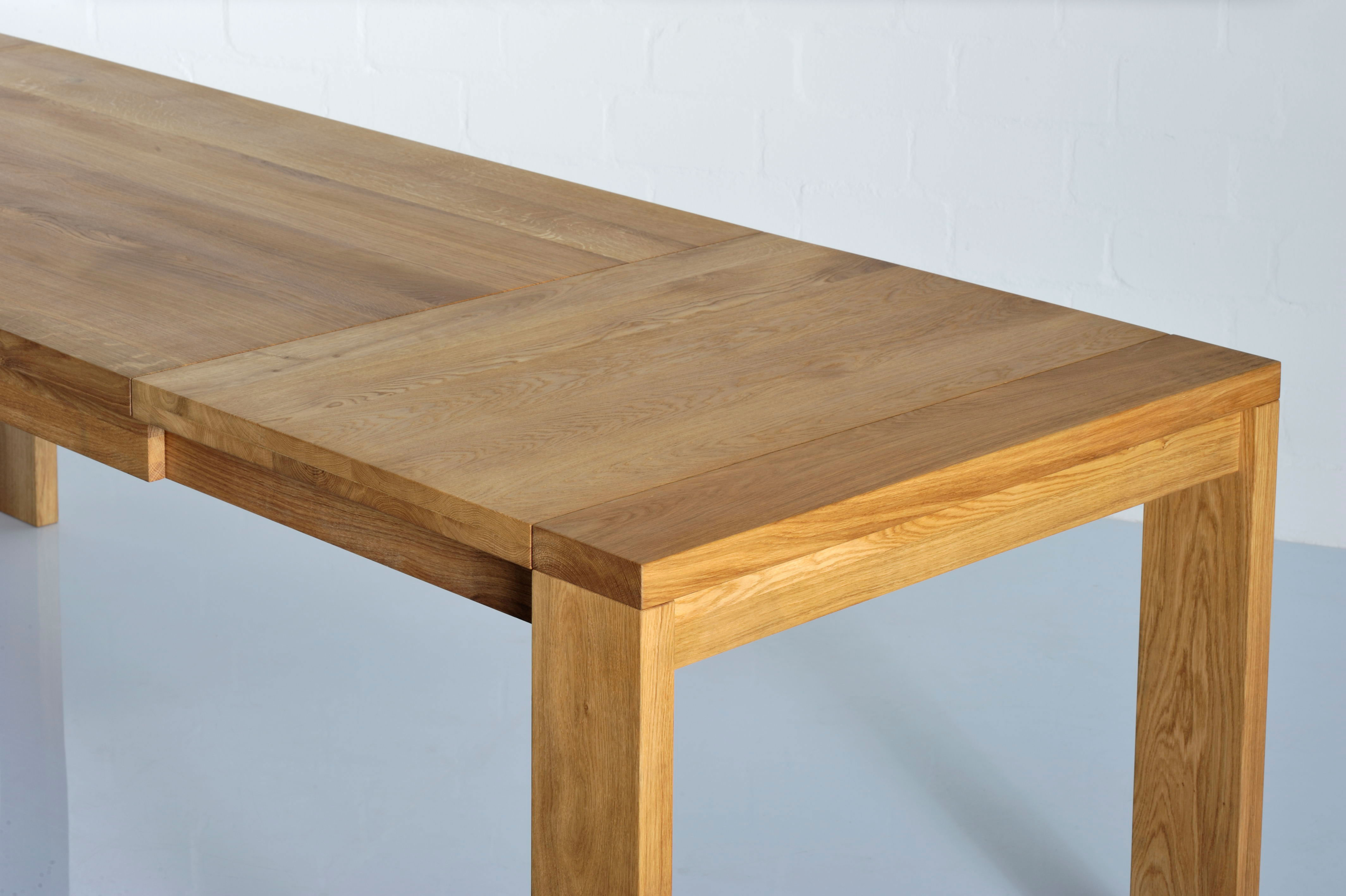 Massivholz Esstisch Einlegeplatten LUNGO 3241 Maßgefertigt aus Massivholz von vitamin design