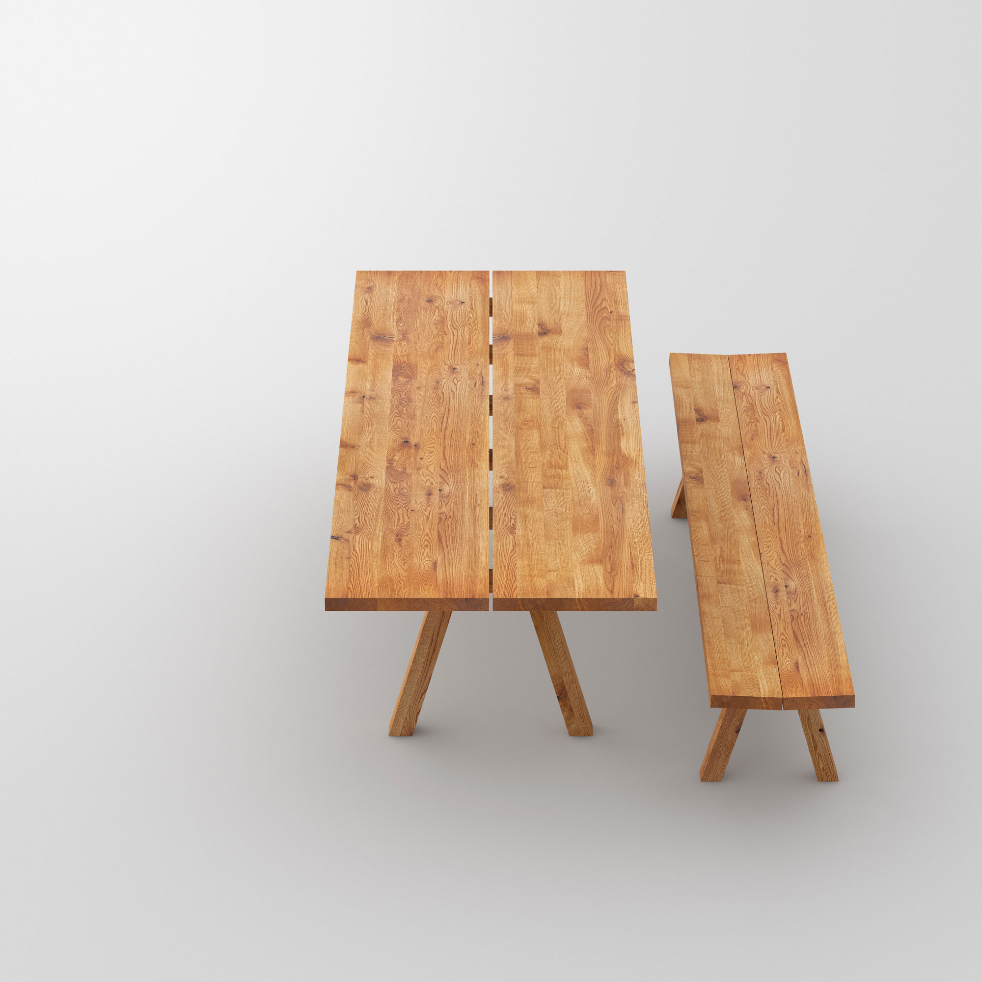 Massivholz Tisch PAPILIO BASIC cam4 Maßgefertigt aus Massivholz von vitamin design