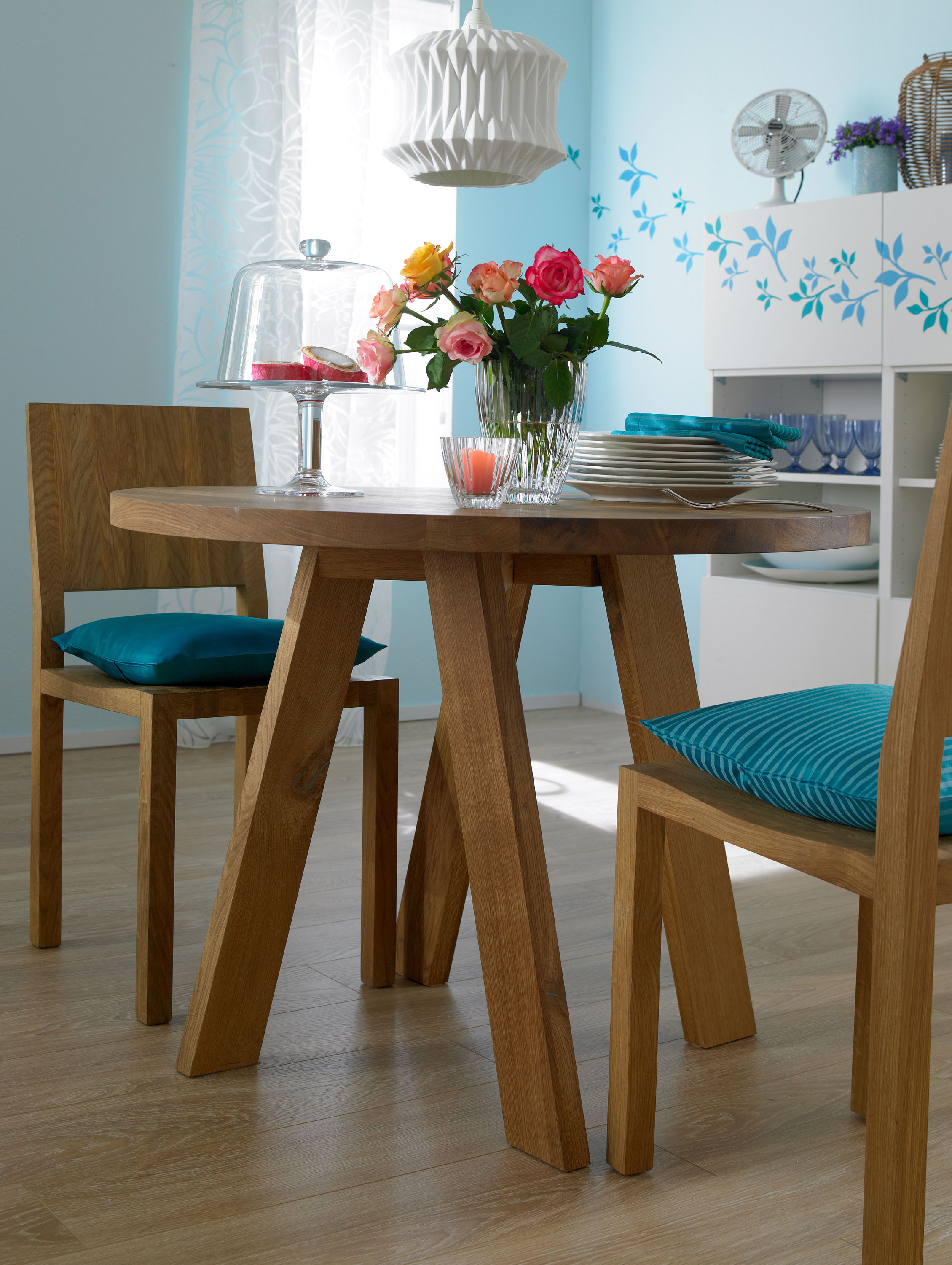 Designtisch Rund ZIRKEL 93854 Maßgefertigt aus Massivholz von vitamin design