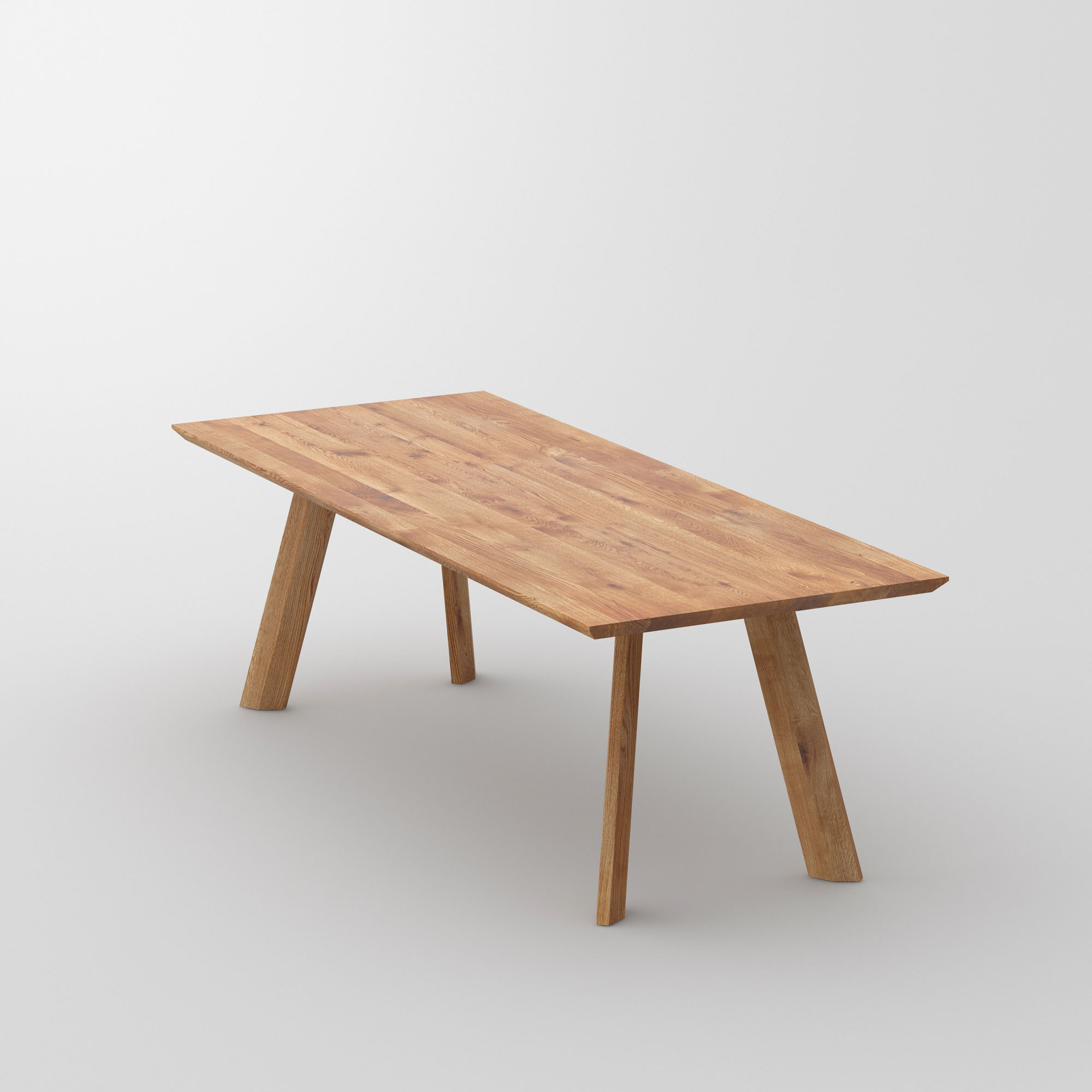 Designer Esstisch RHOMBI BASIC cam2 Maßgefertigt aus Massivholz von vitamin design