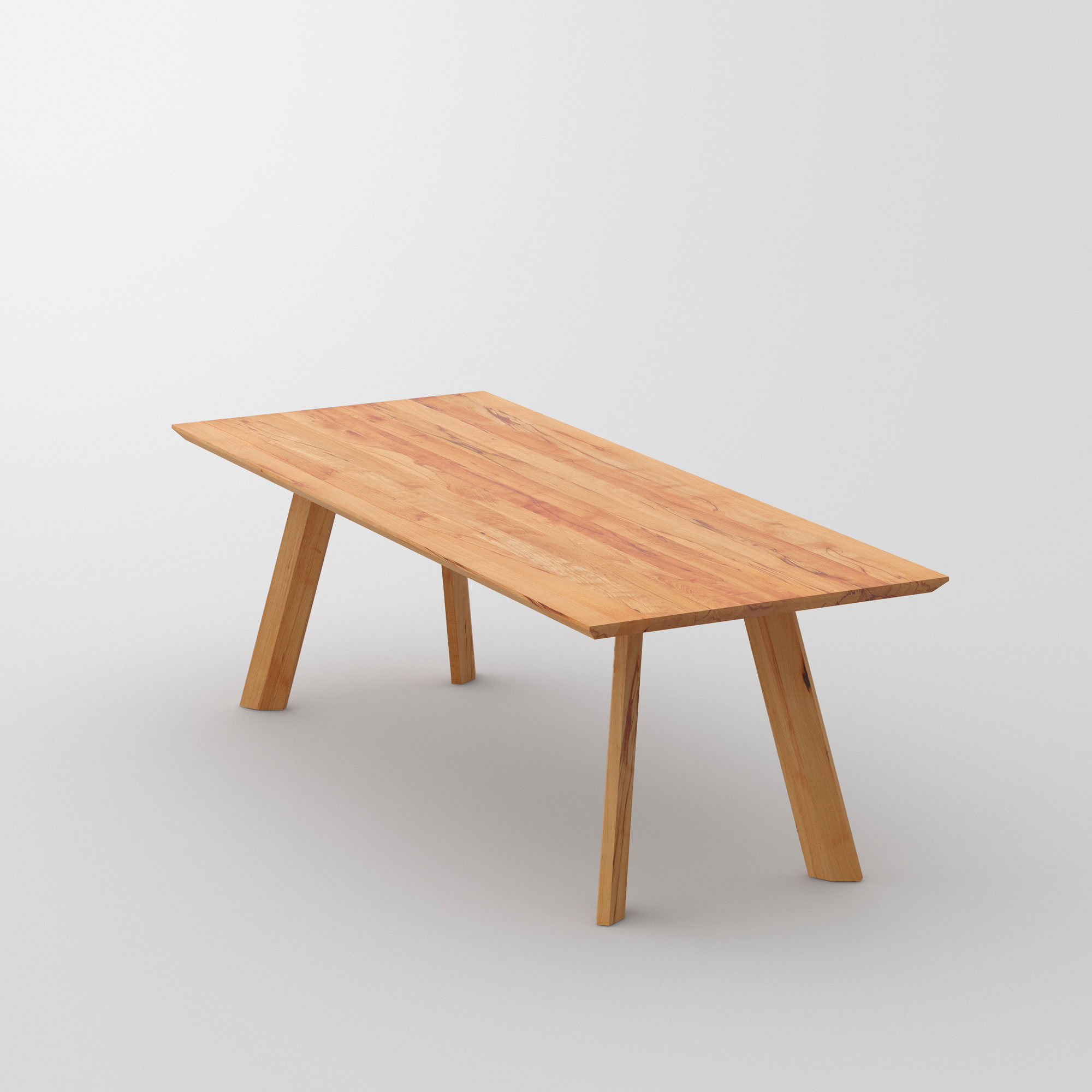 Designer Esstisch RHOMBI BASIC cam2 Maßgefertigt aus Massivholz von vitamin design