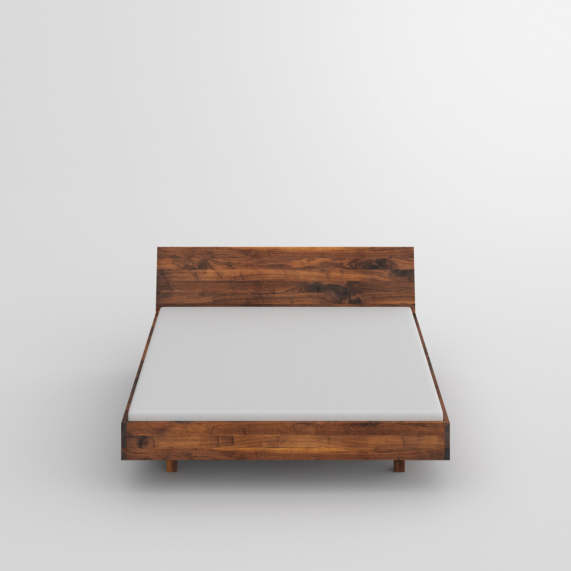 Konfigurierbares Holzbett QUADRA cam3 Maßgefertigt aus Massivholz von vitamin design