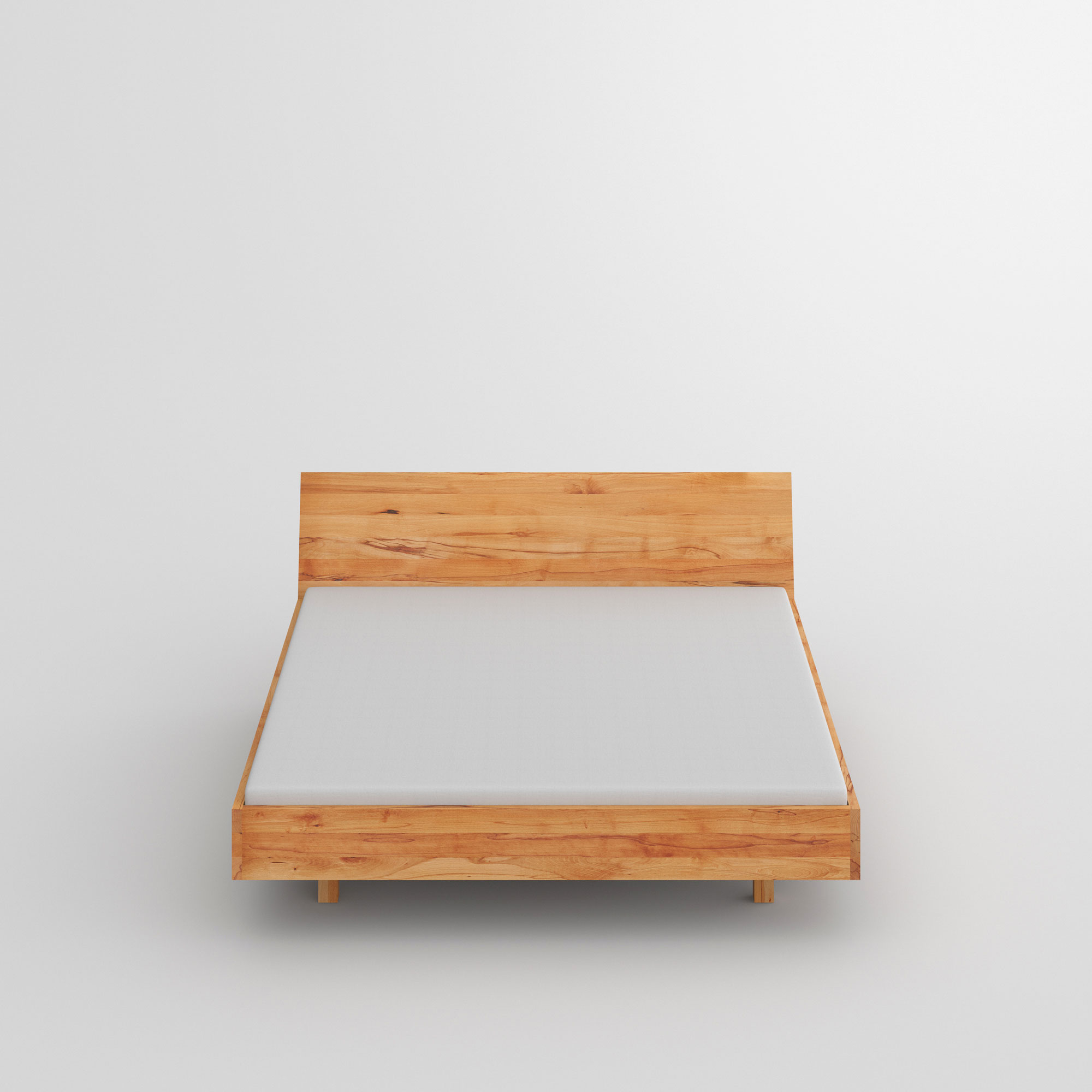 Konfigurierbares Holzbett QUADRA cam3 Maßgefertigt aus Massivholz von vitamin design