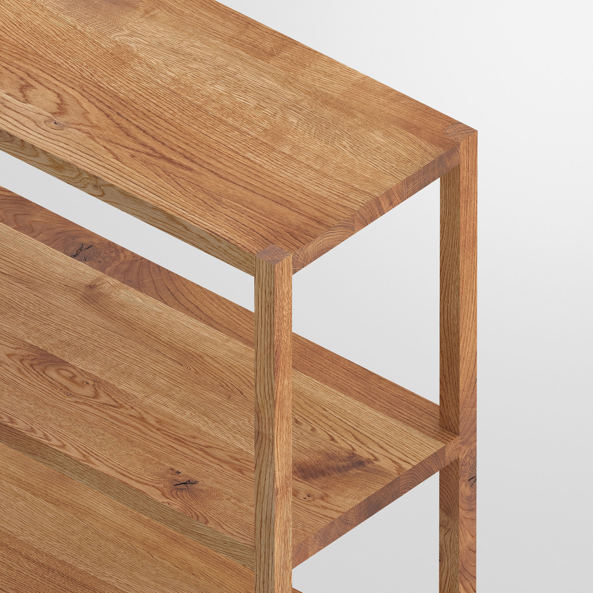 Linoleum Holz Regal SENA cam4 Maßgefertigt aus Massivholz von vitamin design