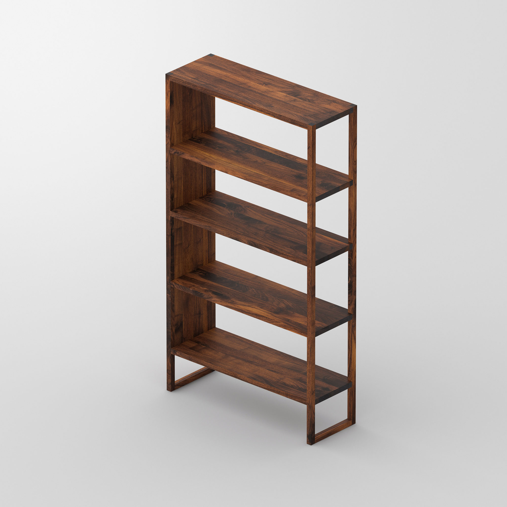 Linoleum Holz Regal SENA cam3 Maßgefertigt aus Massivholz von vitamin design
