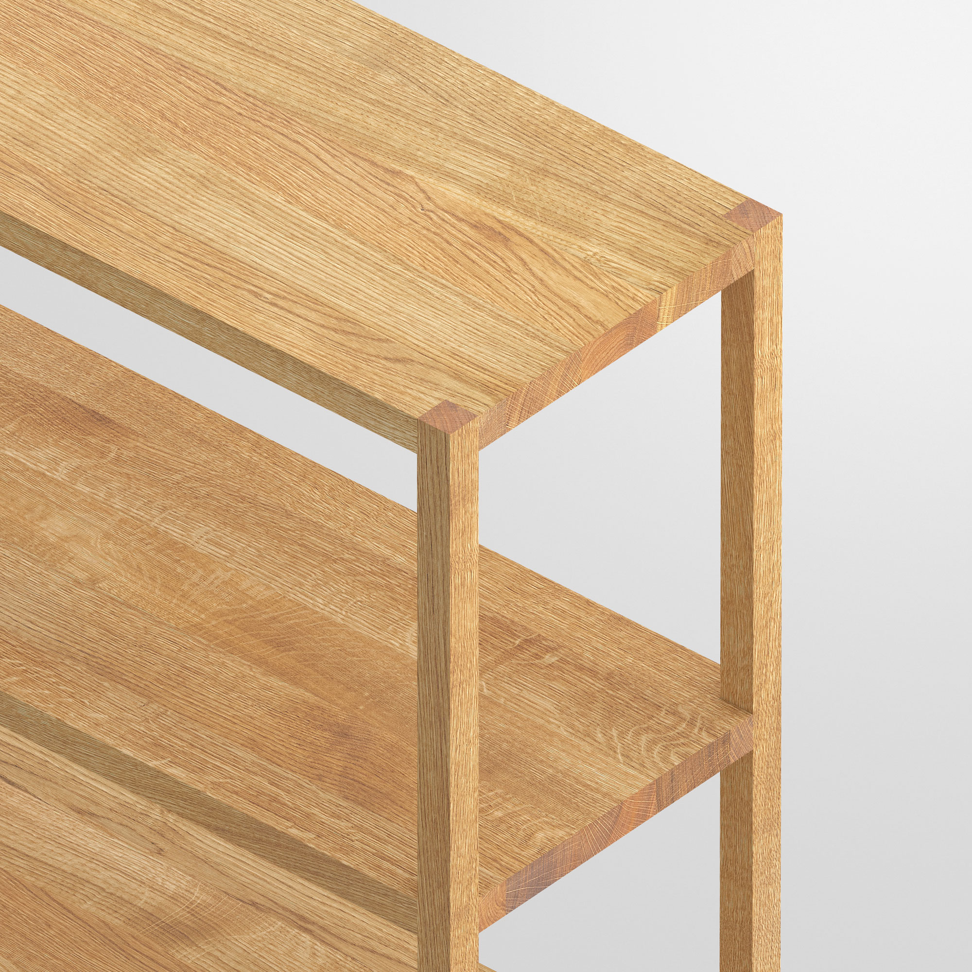 Linoleum Holz Regal SENA cam4 Maßgefertigt aus Massivholz von vitamin design