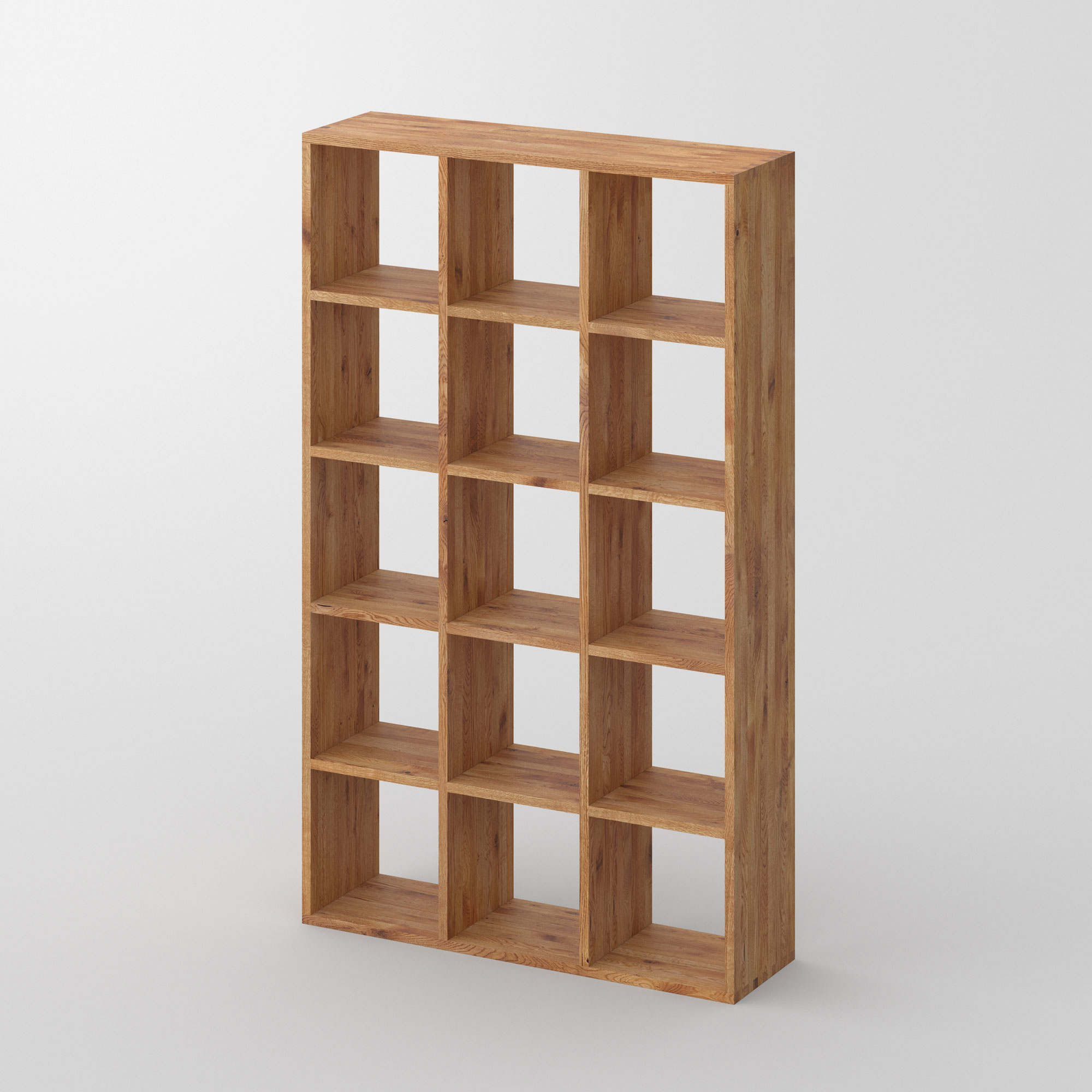 Designer Holzregal PISA G cam1 Maßgefertigt aus Massivholz von vitamin design