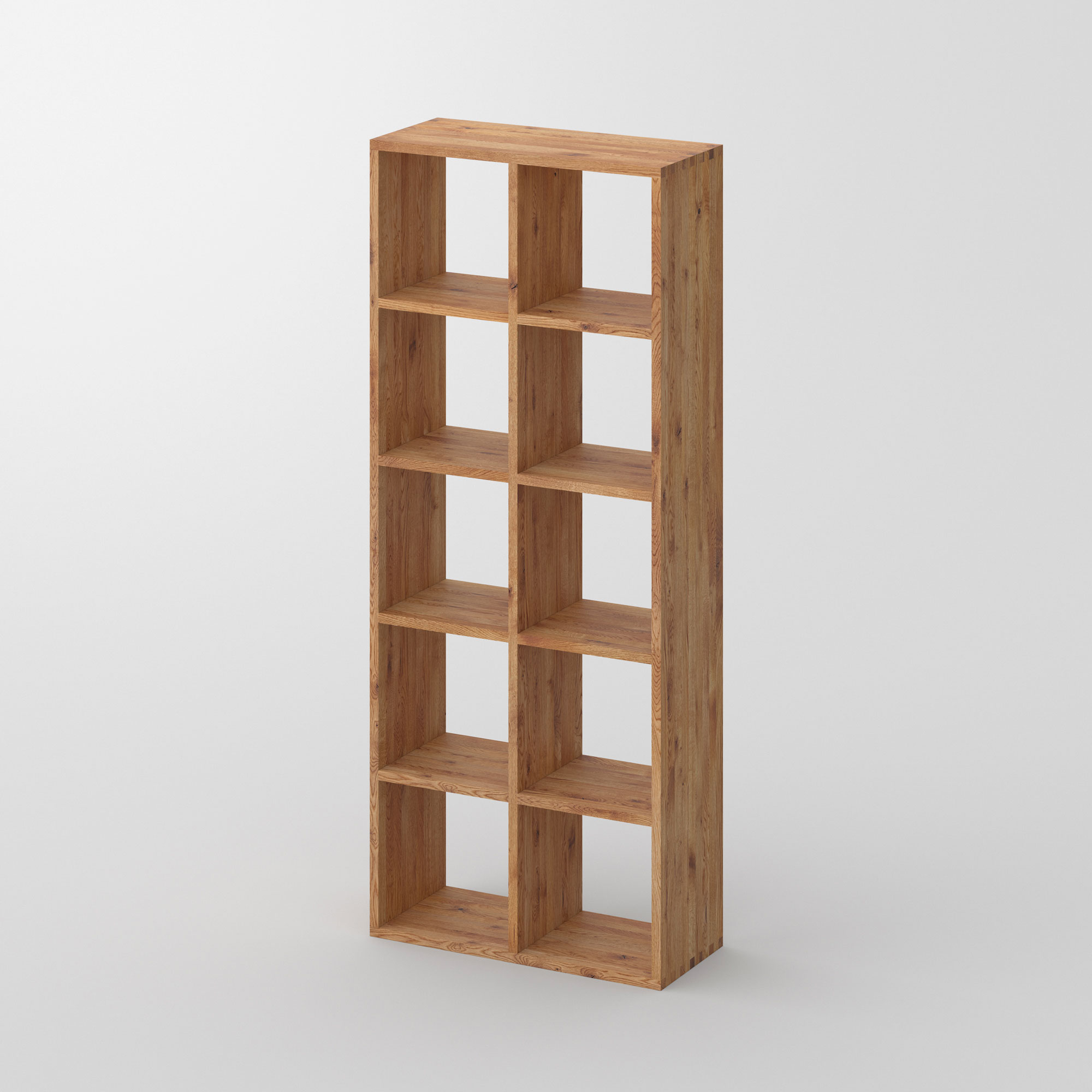 Designer Holzregal PISA G cam1 Maßgefertigt aus Massivholz von vitamin design