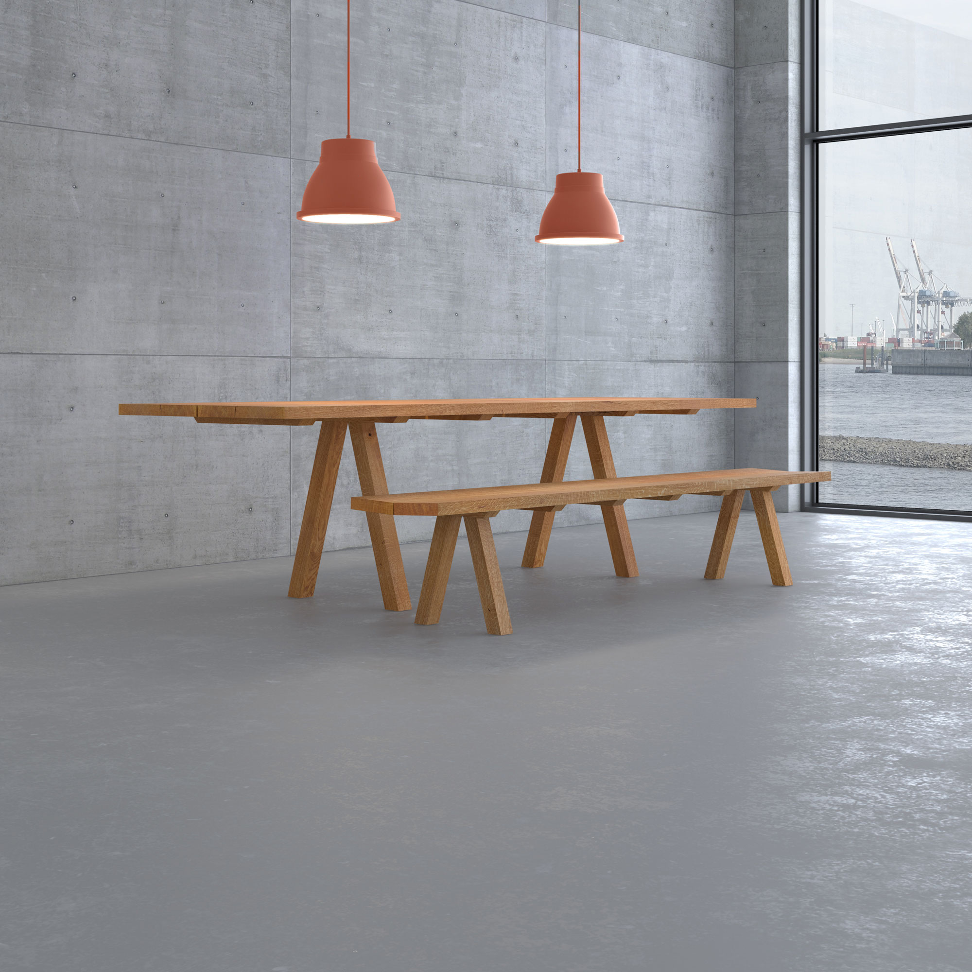 Design Baumtisch PAPILIO viv Maßgefertigt aus Massivholz von vitamin design
