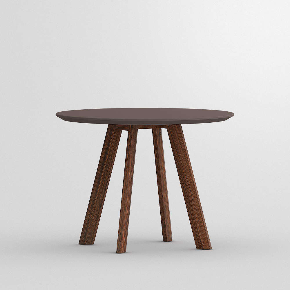 Runder Linoleum Couchtisch Rhombi Round Lino Vitamin Design