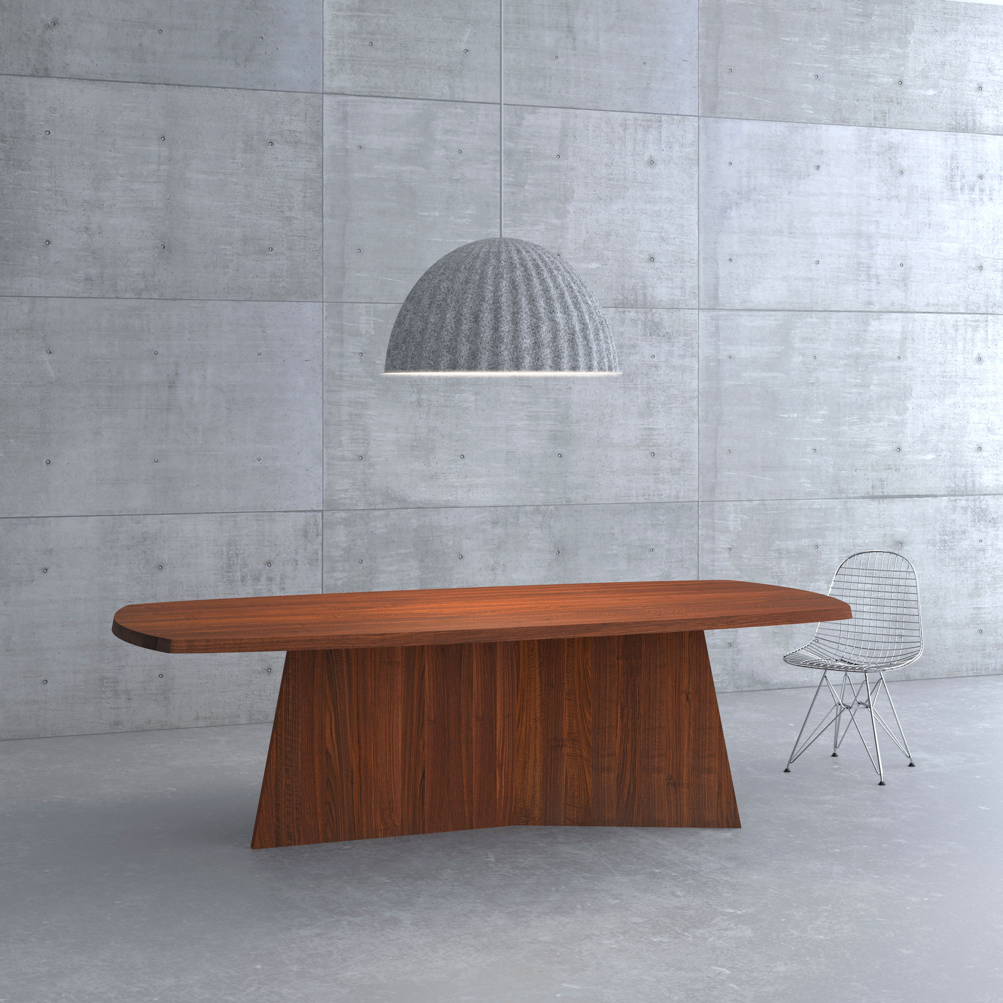 Design Esstisch LOTUS cam1 Maßgefertigt aus Massivholz von vitamin design