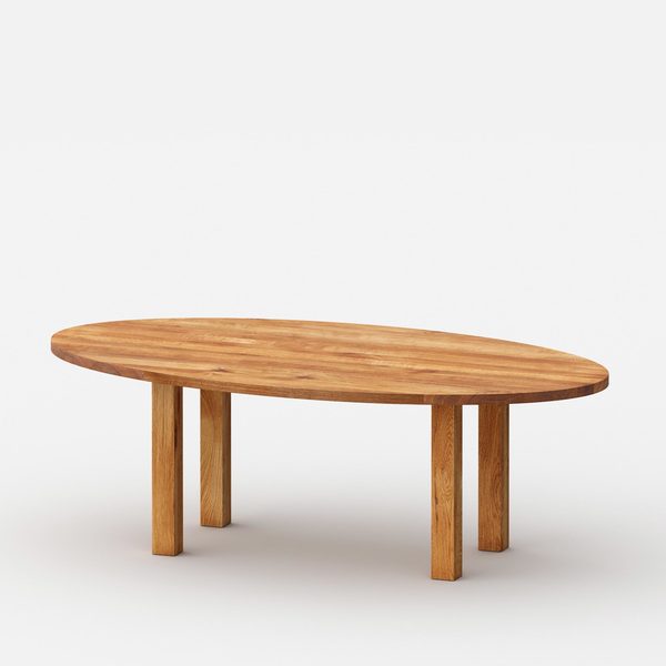  Tisch DUCK OVAL cam1 Maßgefertigt aus Massivholz von vitamin design