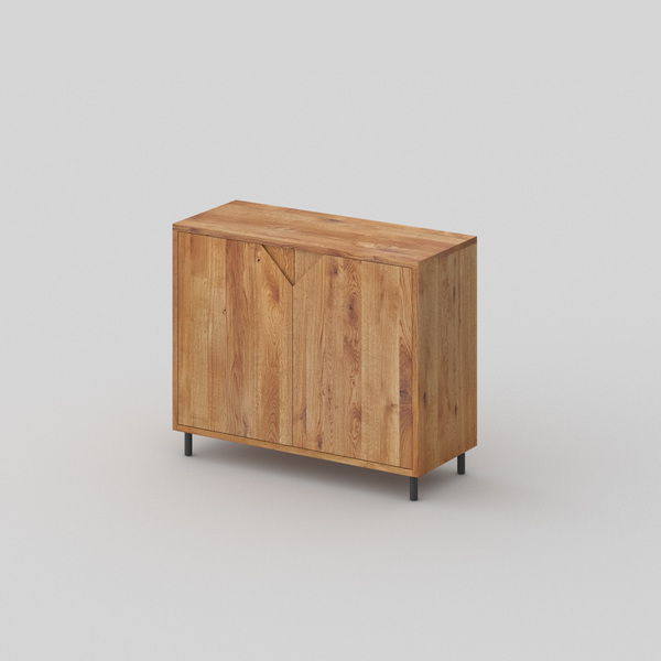 Design Holz Sideboard Kommode PYRA cam1 Maßgefertigt aus Asteiche massiv, geölt von vitamin design