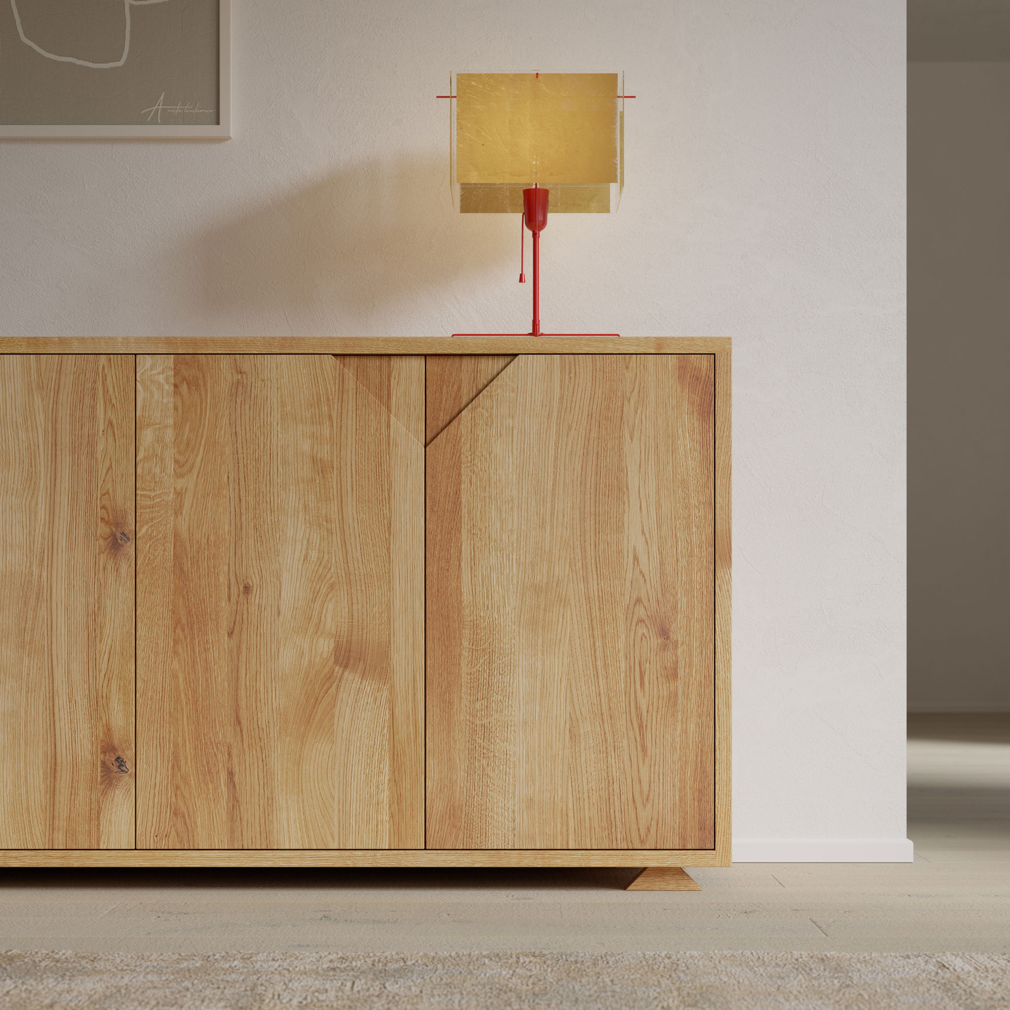 Design Holz Sideboard Kommode PYRA interior Maßgefertigt aus Massivholz von vitamin design