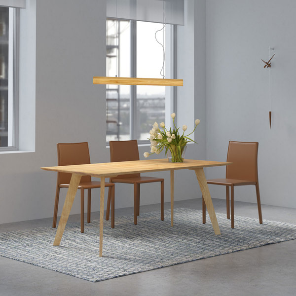 Zargenloser Tisch CITIUS FRAMELESS cam10000 Maßgefertigt aus Massivholz von vitamin design