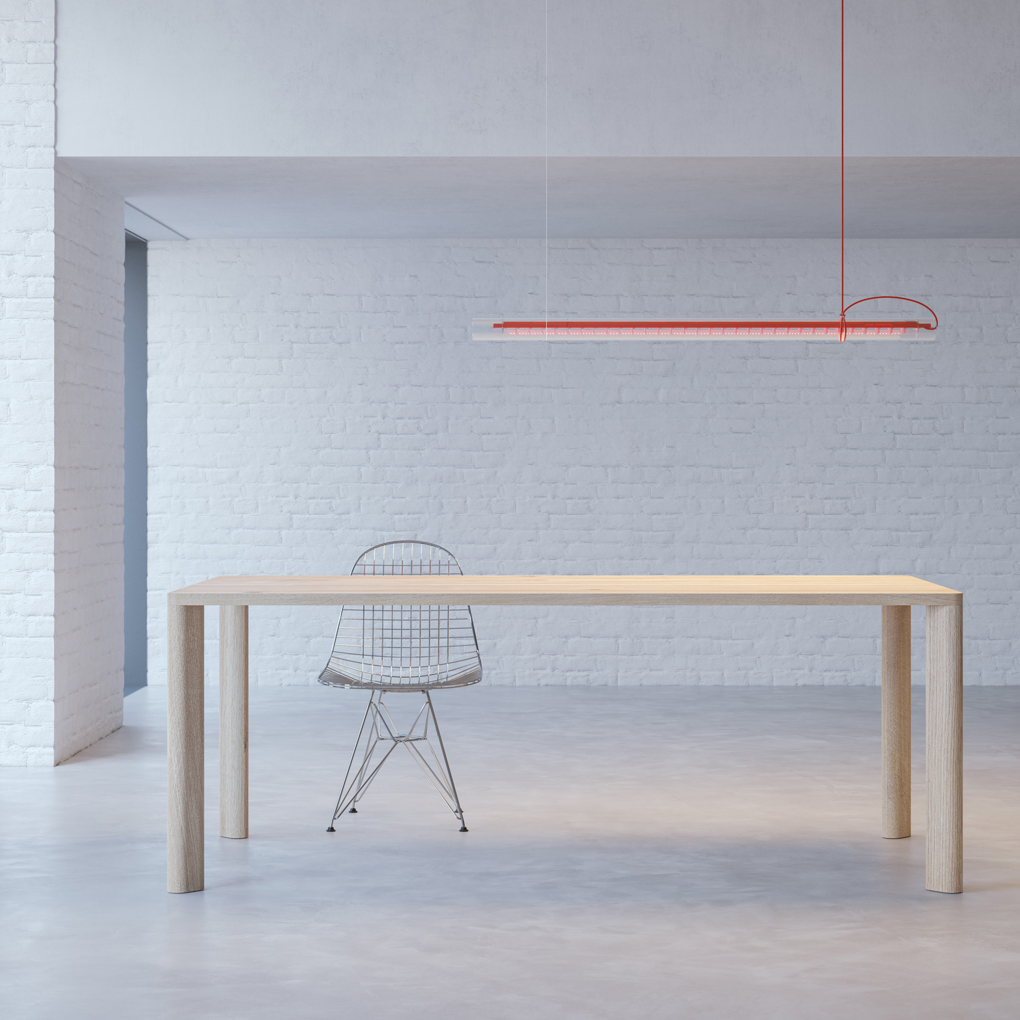 Zargenloser Tisch MOLLIS cam2 Maßgefertigt aus Massivholz von vitamin design