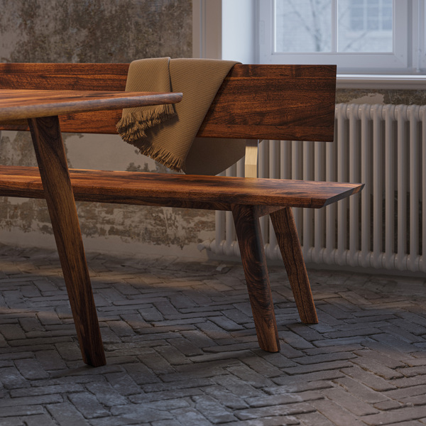  Bank RIVANO cam6 Maßgefertigt aus Massivholz von vitamin design