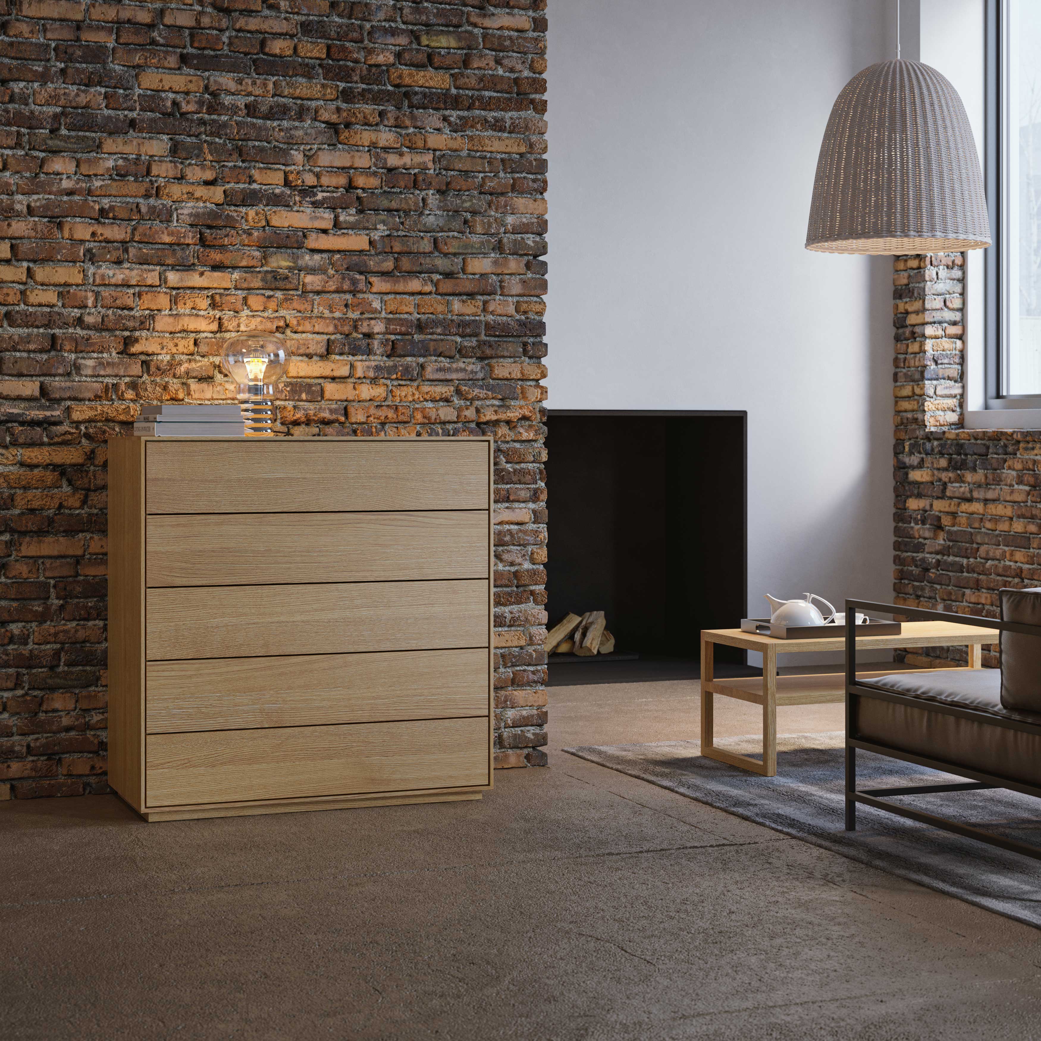 Massivholz-Kommode IOTA N cam1 Maßgefertigt aus Massivholz von vitamin design