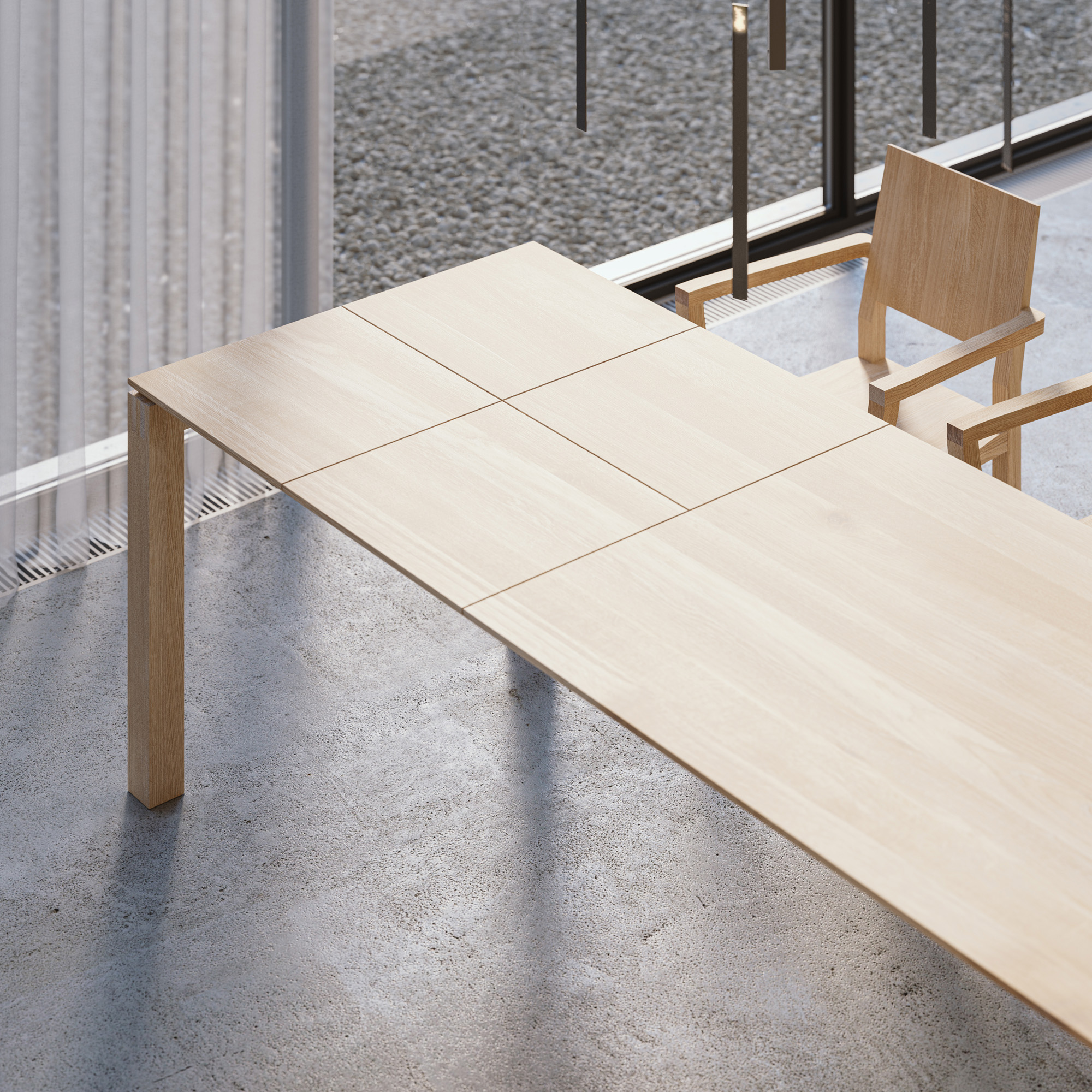  Tisch GRATUS BUTTERFLY cam3 Maßgefertigt aus Massivholz von vitamin design