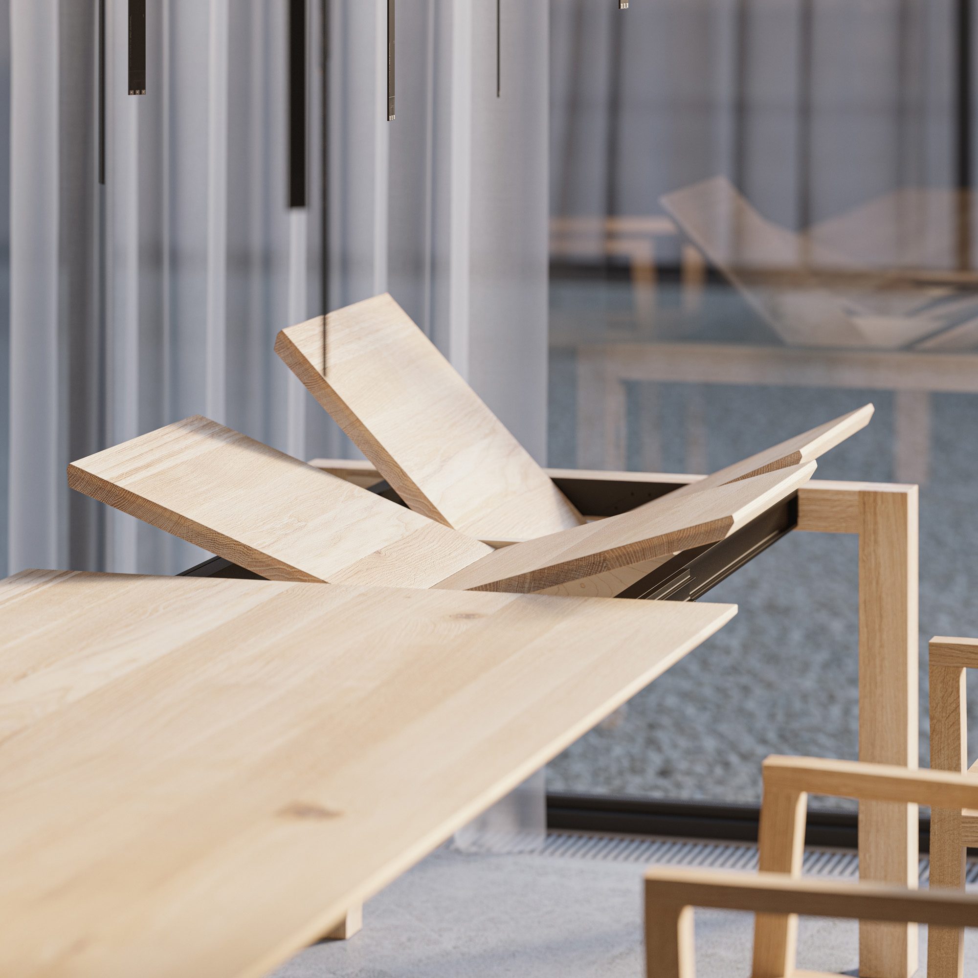  Tisch GRATUS BUTTERFLY cam4 Maßgefertigt aus Massivholz von vitamin design