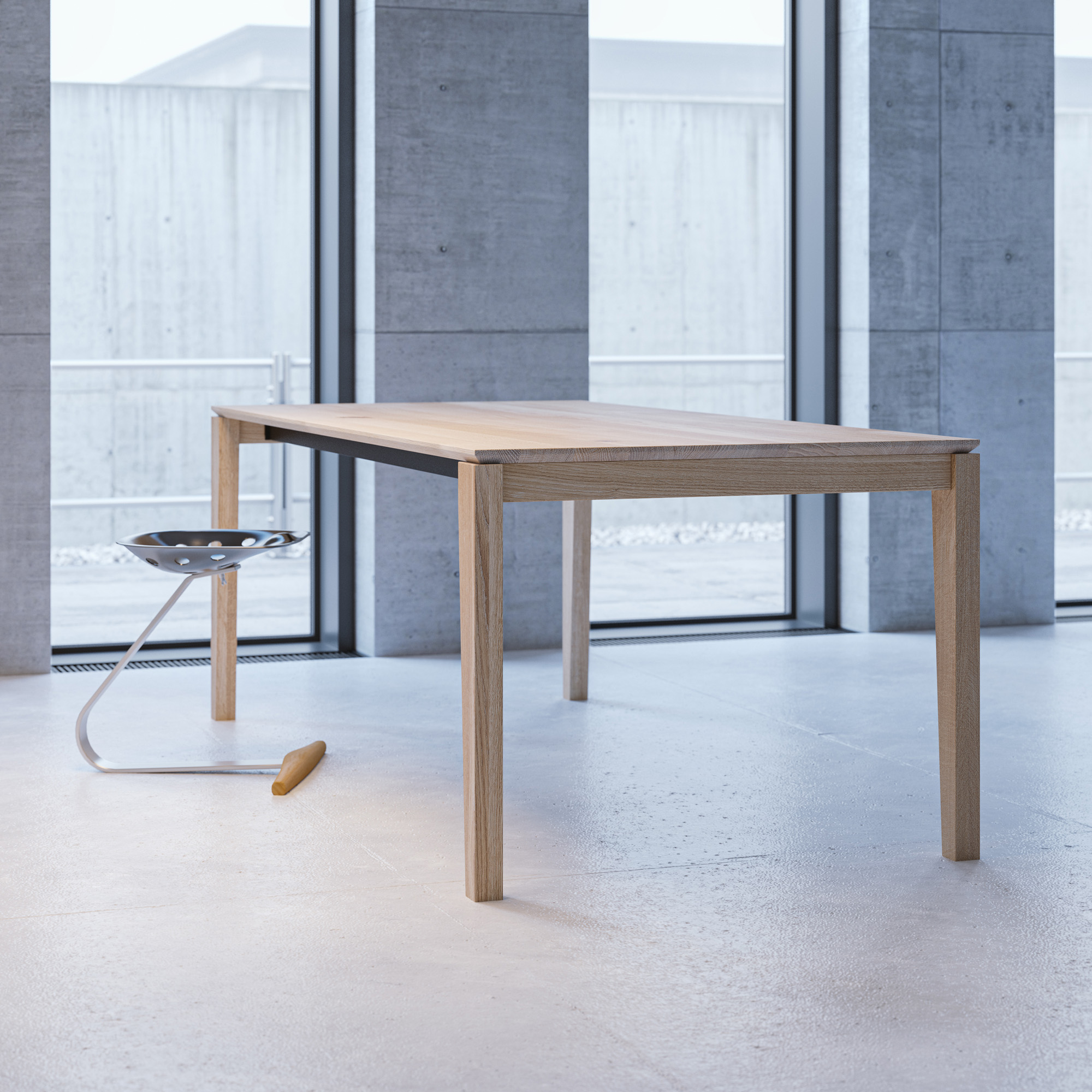  Tisch GRATUS BUTTERFLY green Maßgefertigt aus Massivholz von vitamin design