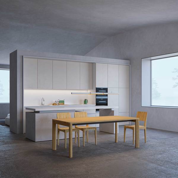 Ausziehbarer Esstisch Massivholz MOLLIS BUTTERFLY cam1 Maßgefertigt aus Massivholz von vitamin design