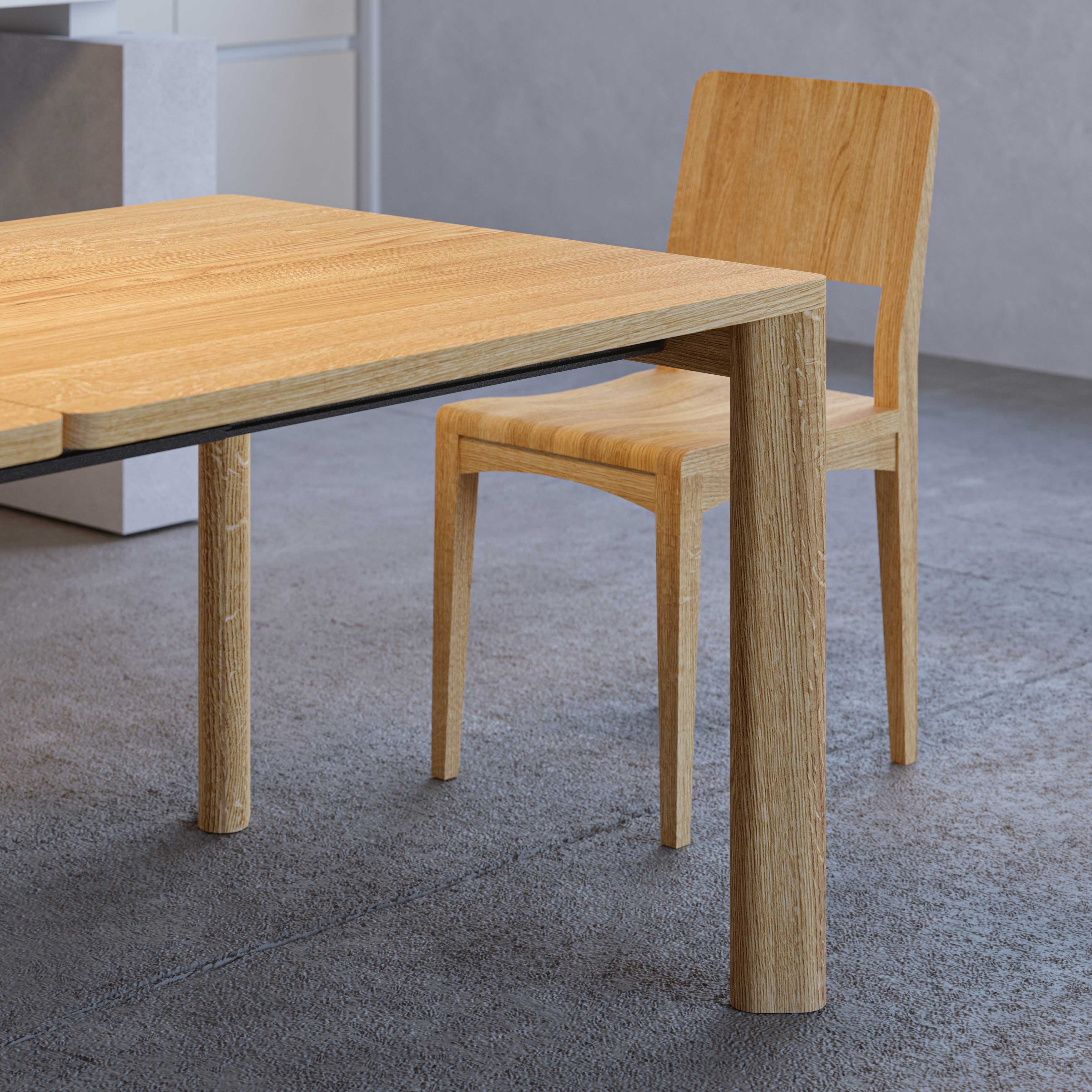 Ausziehbarer Esstisch Massivholz MOLLIS BUTTERFLY cam3 Maßgefertigt aus Massivholz von vitamin design