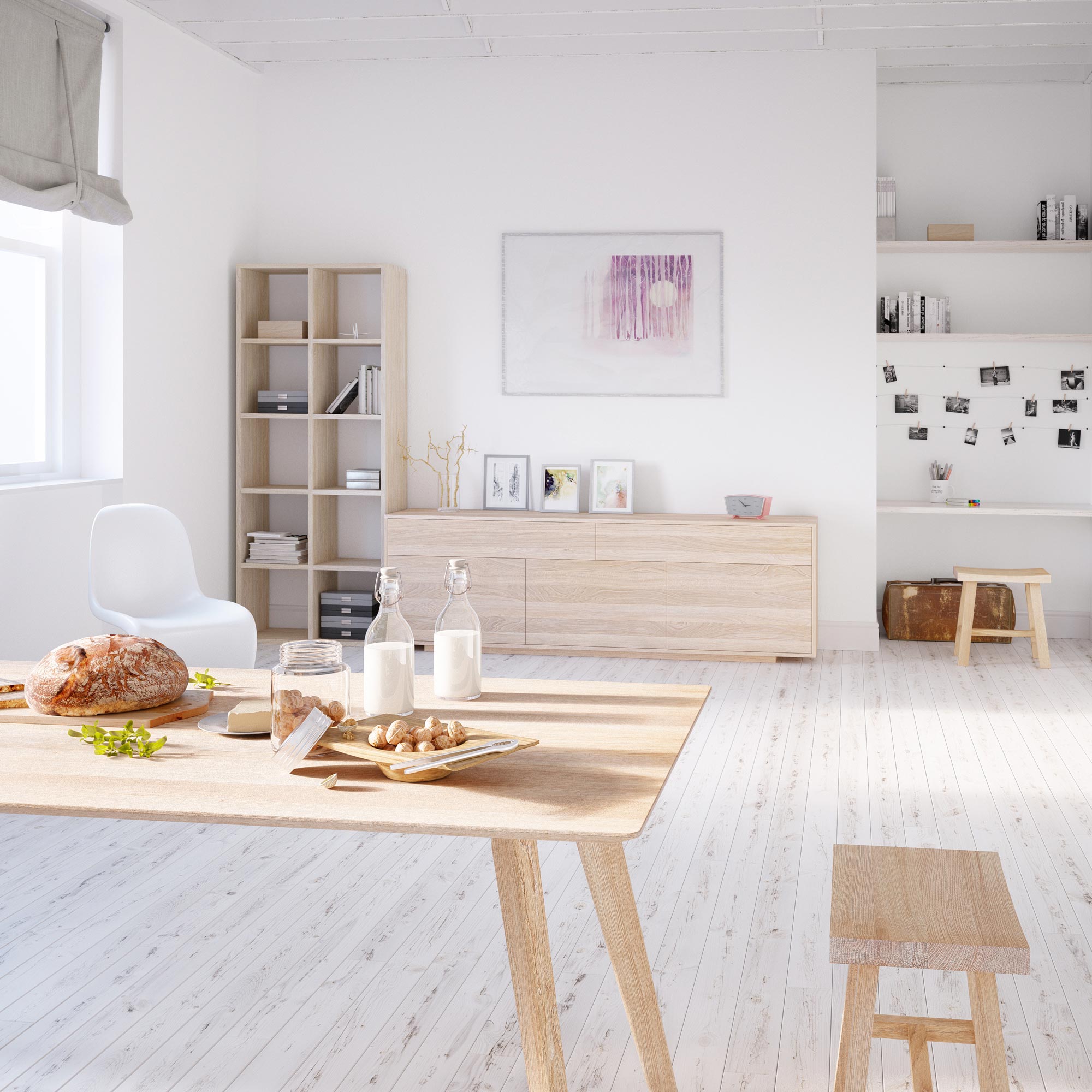 Filigraner Massivholz Esstisch CITIUS SOFT Final2 Maßgefertigt aus Massivholz von vitamin design