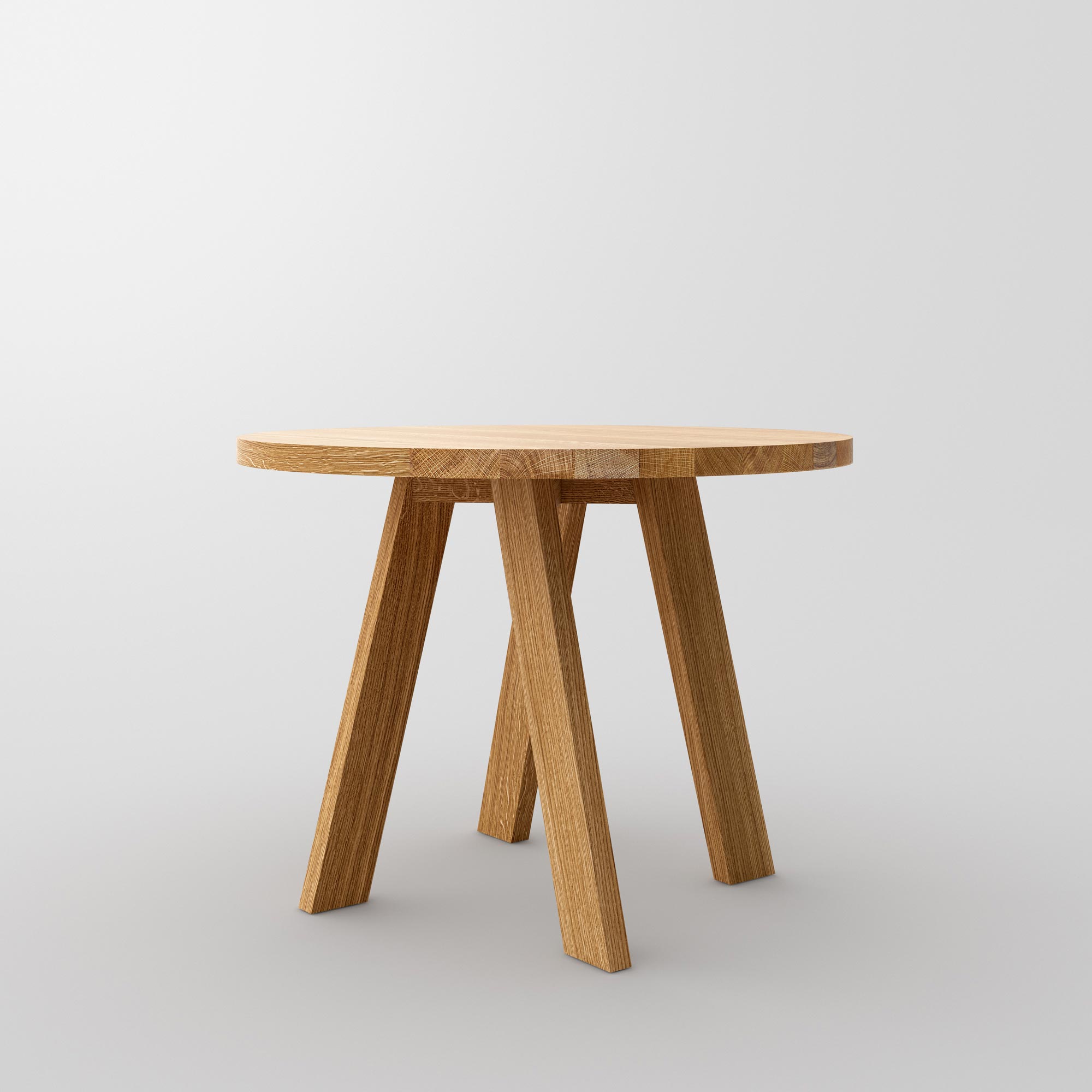 Designtisch Rund ZIRKEL cam2 Maßgefertigt aus Massivholz von vitamin design