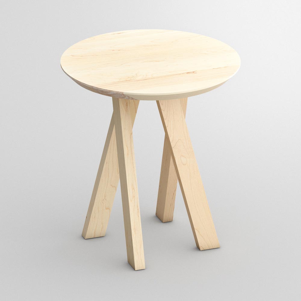 Designer Couchtisch ZIRKEL RG cam2 Maßgefertigt aus Massivholz von vitamin design
