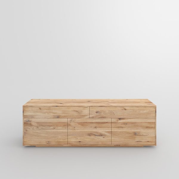 Holz Designerkommode LINEA cam3 Maßgefertigt aus Massivholz von vitamin design